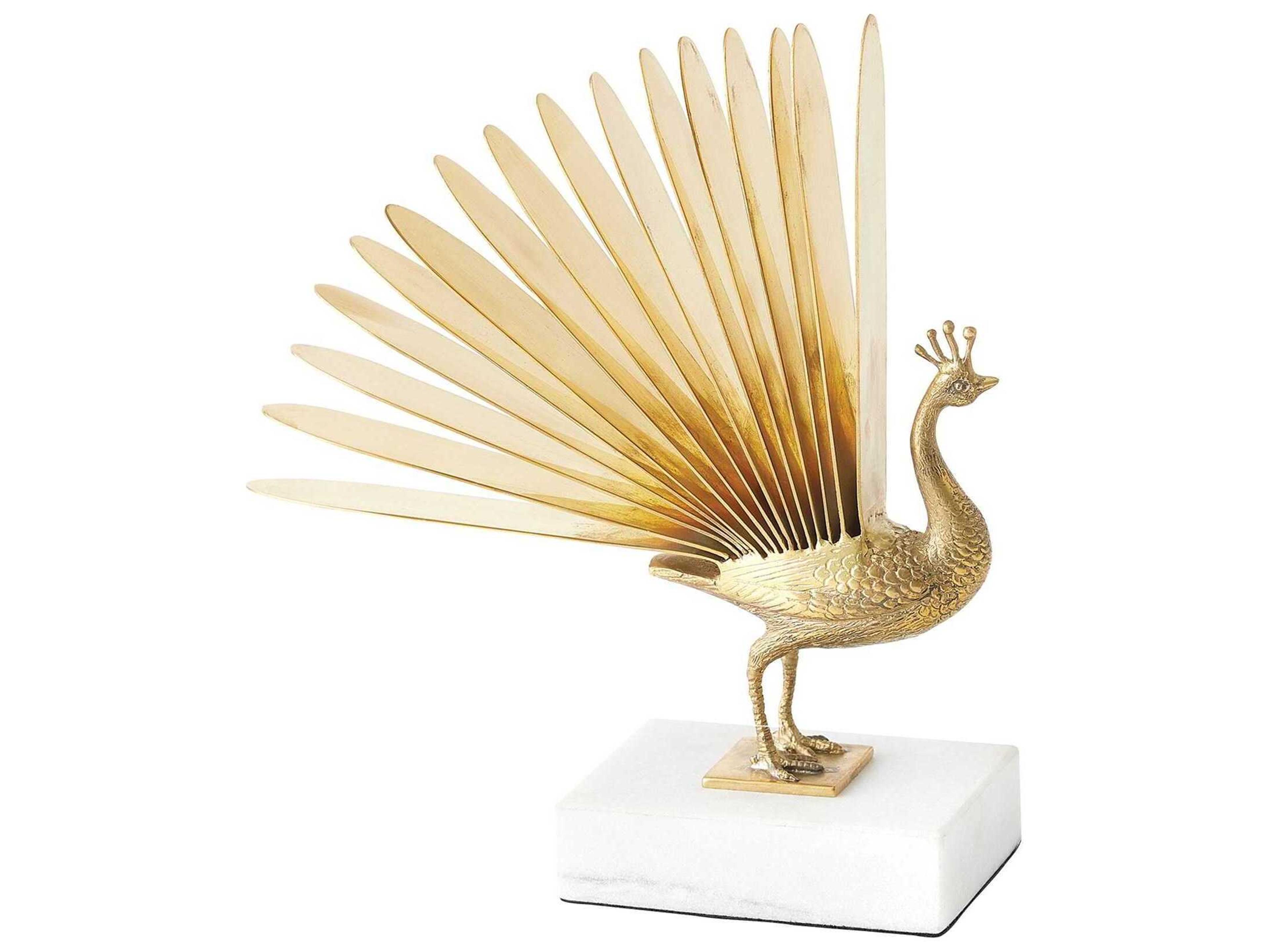 Global Views Brass Pavona Sculpture