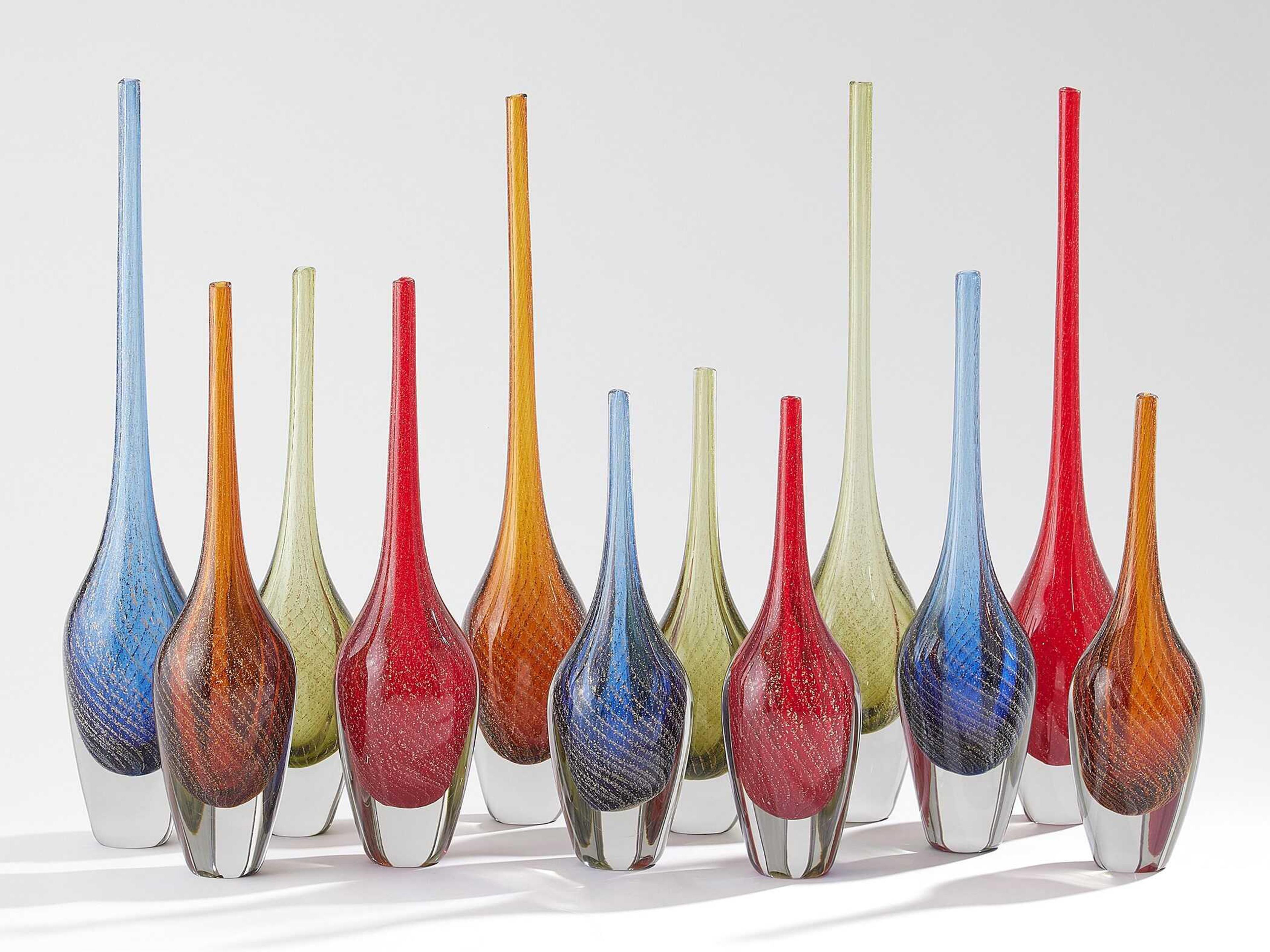 Global Views Flecked Spire Bottle