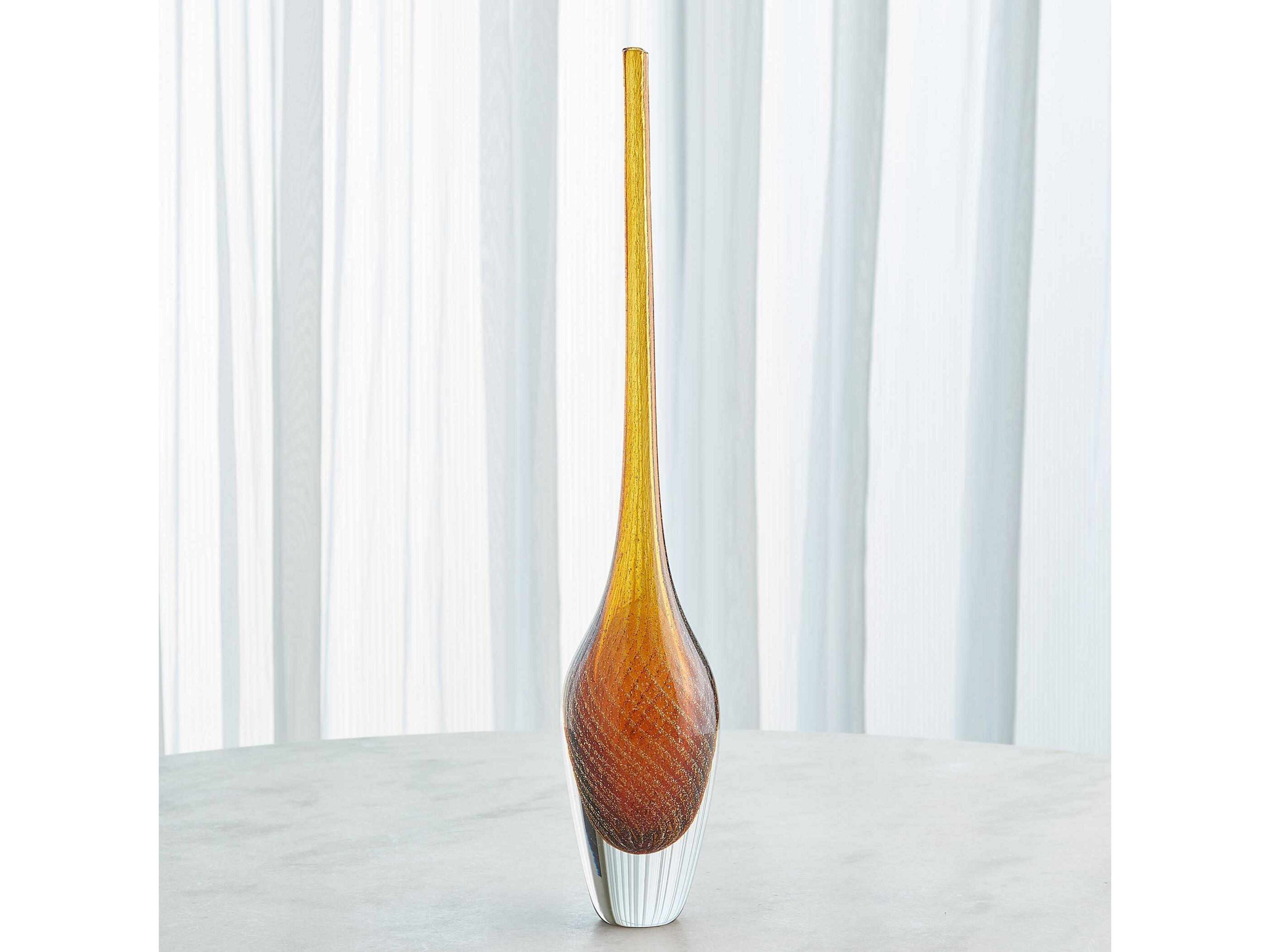 Global Views Flecked Spire Bottle