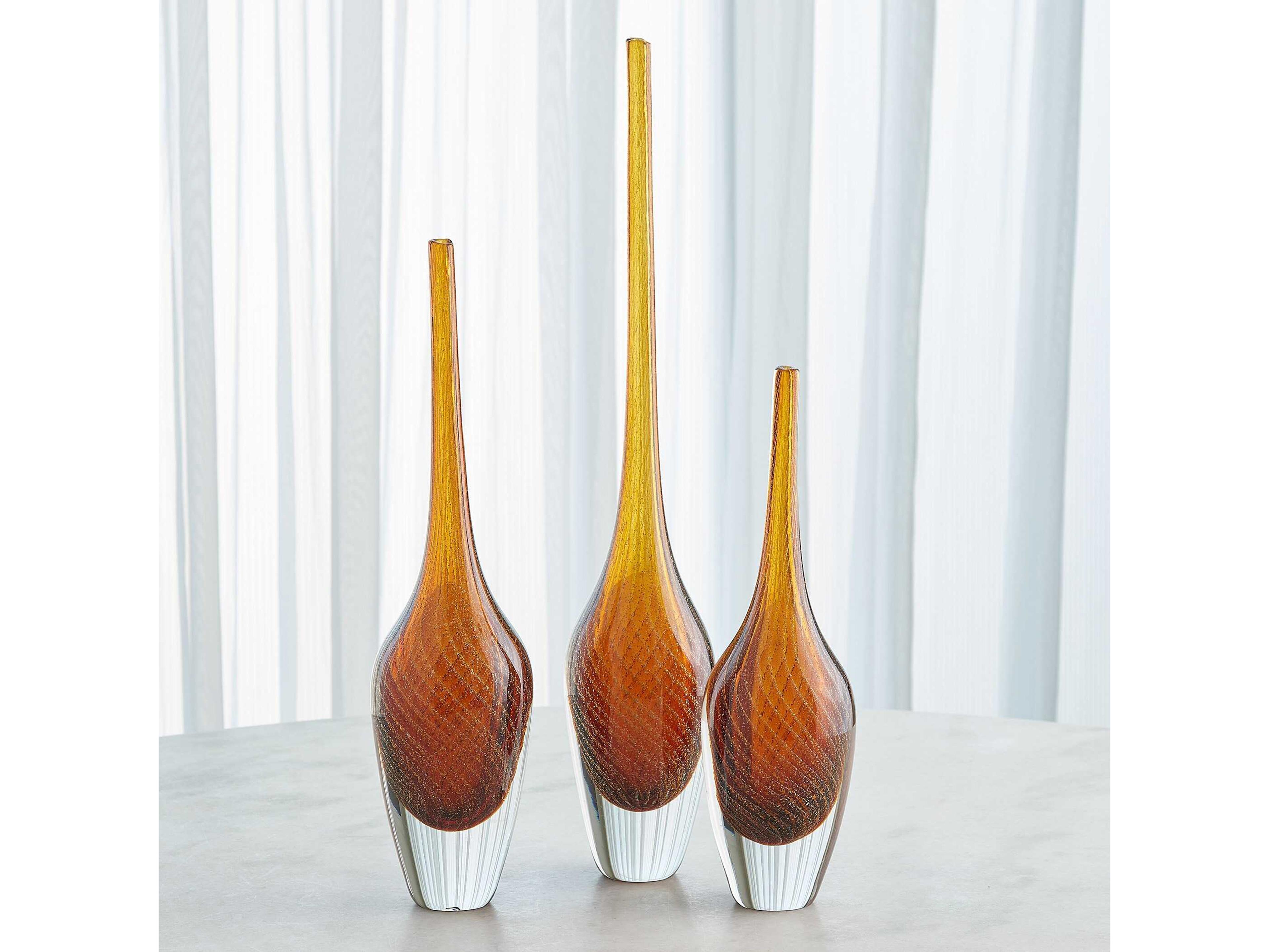 Global Views Flecked Spire Bottle