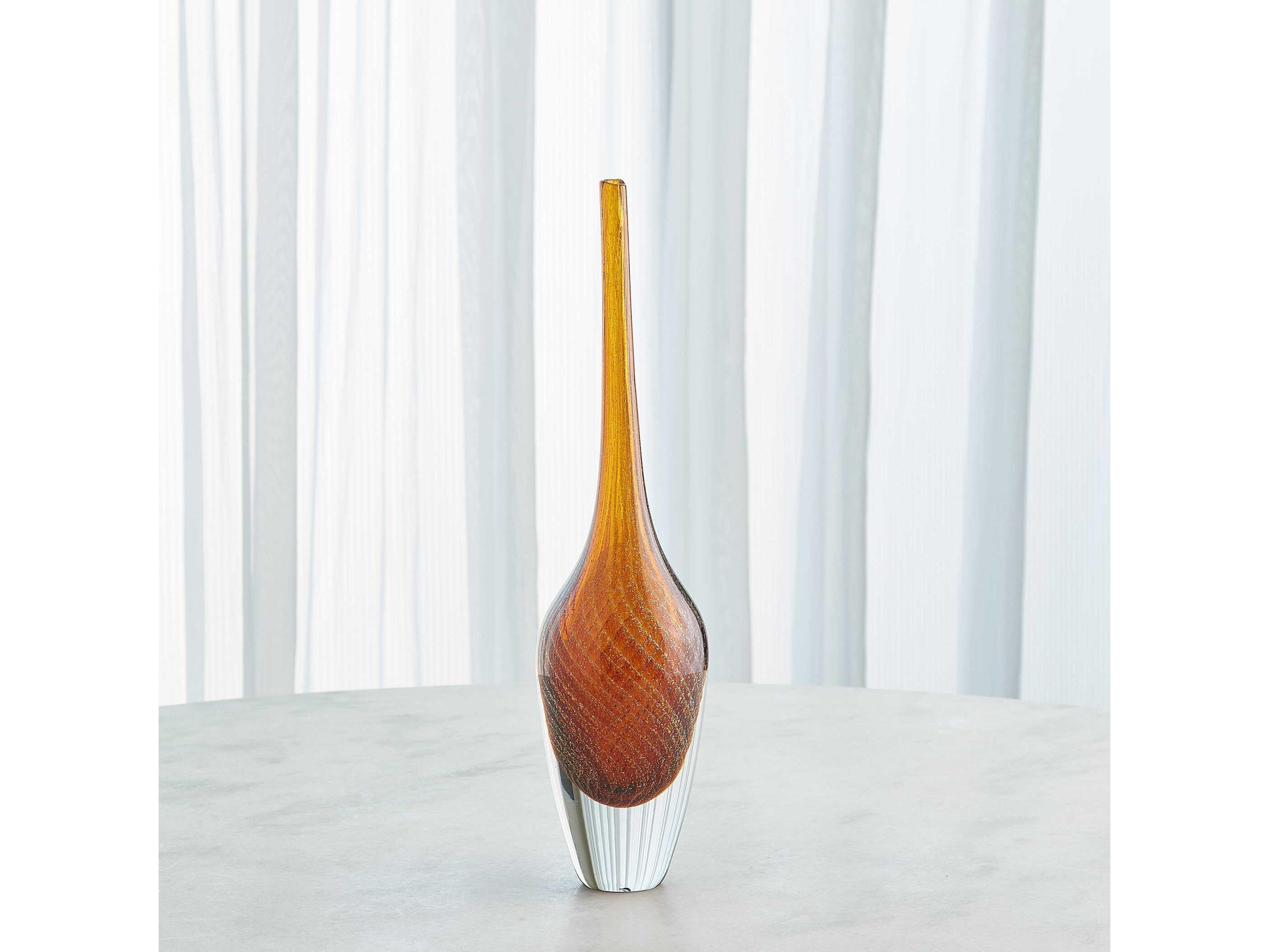 Global Views Flecked Spire Bottle