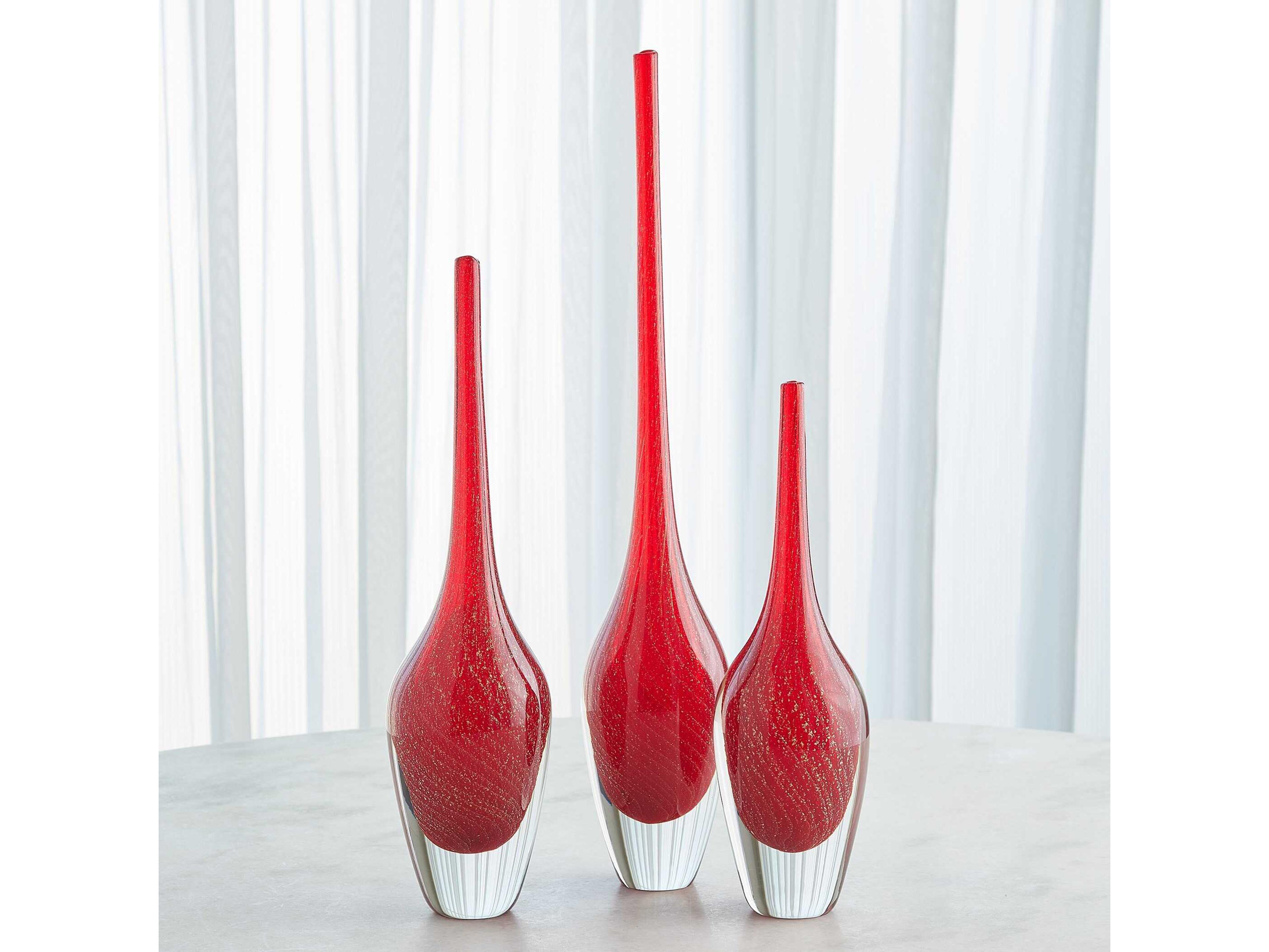 Global Views Flecked Spire Bottle