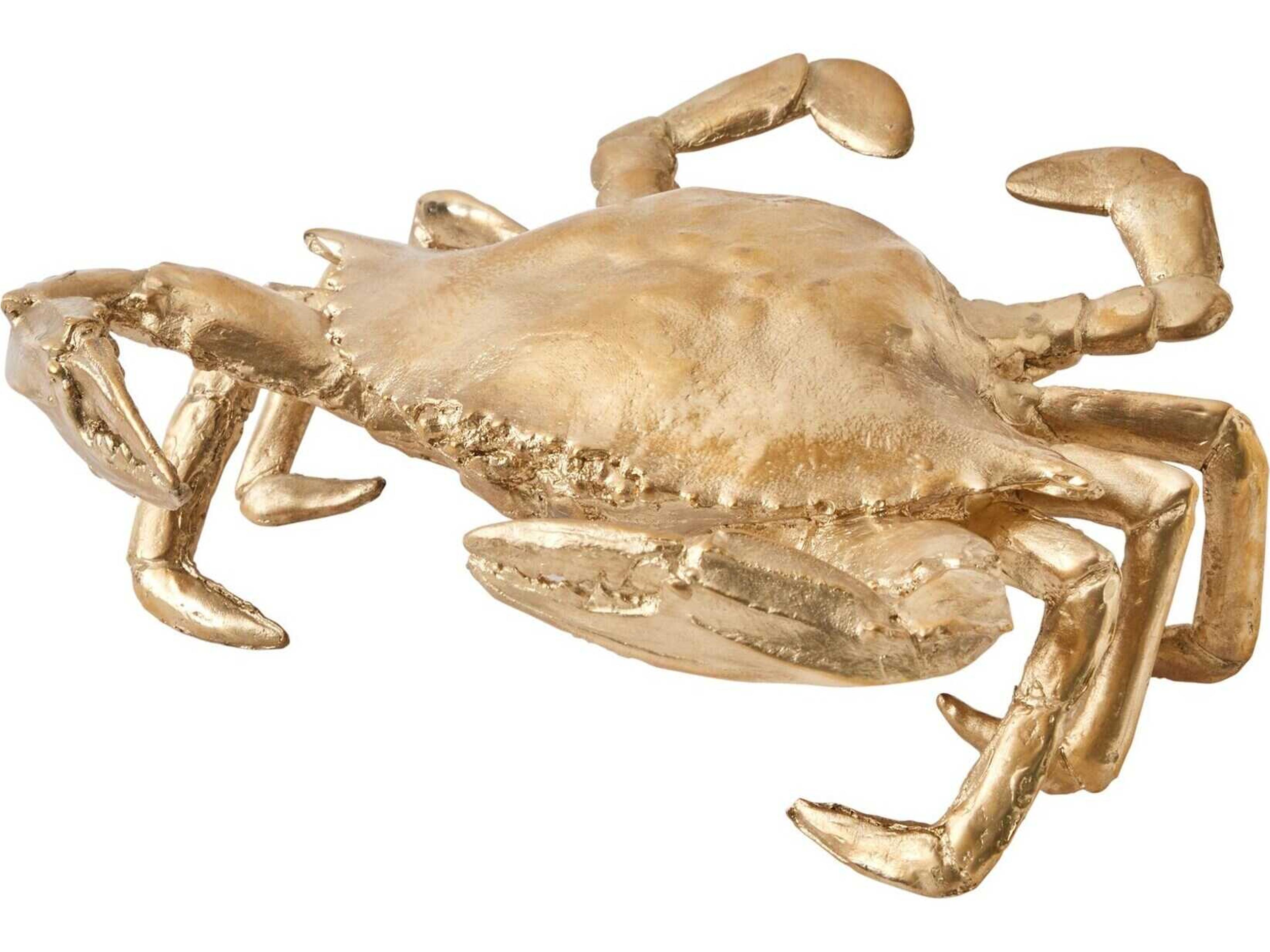 Global Views Crab Brass Sculpture