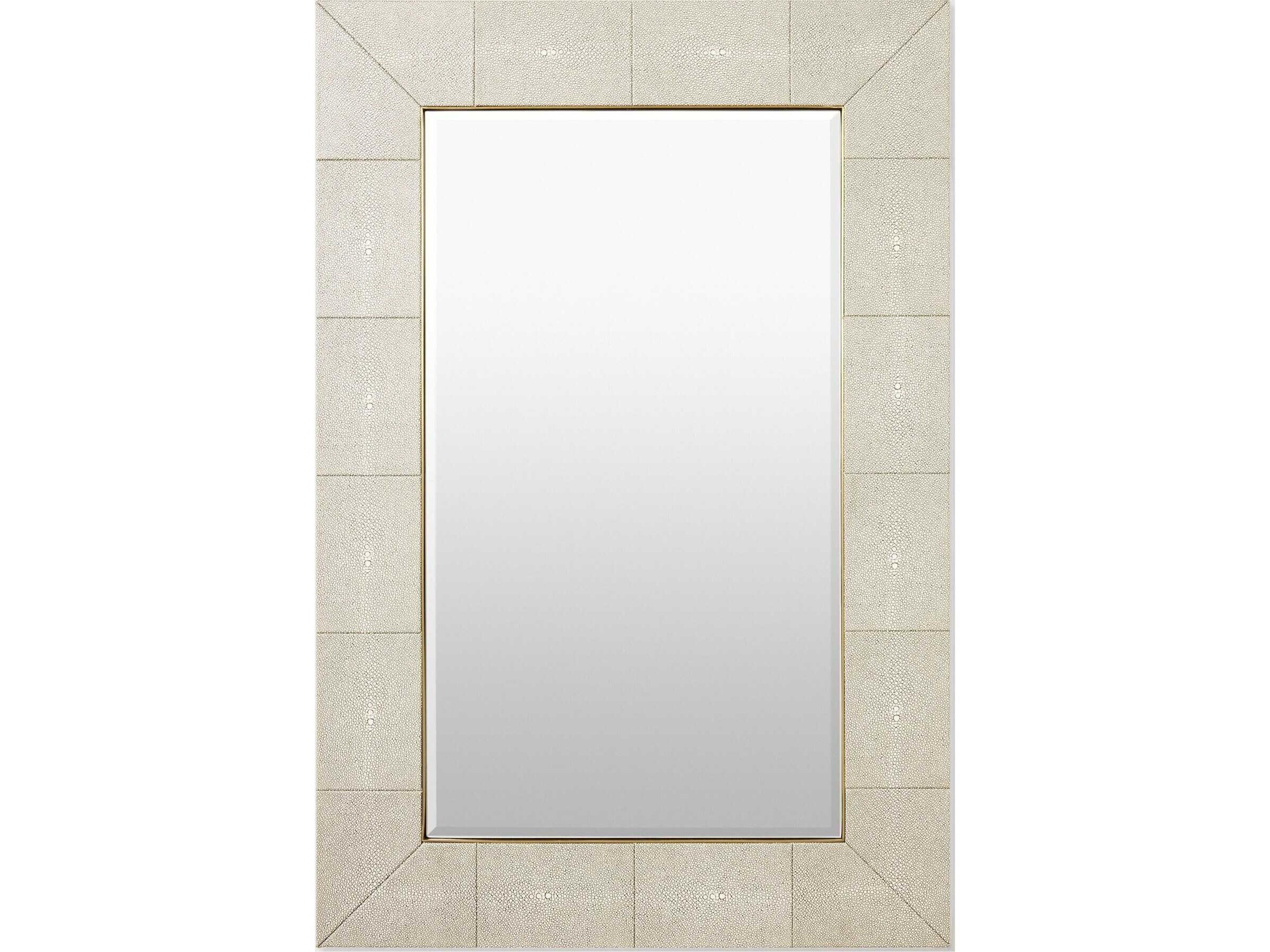 Manta Brushed Brass Wall Mirror Rectangular