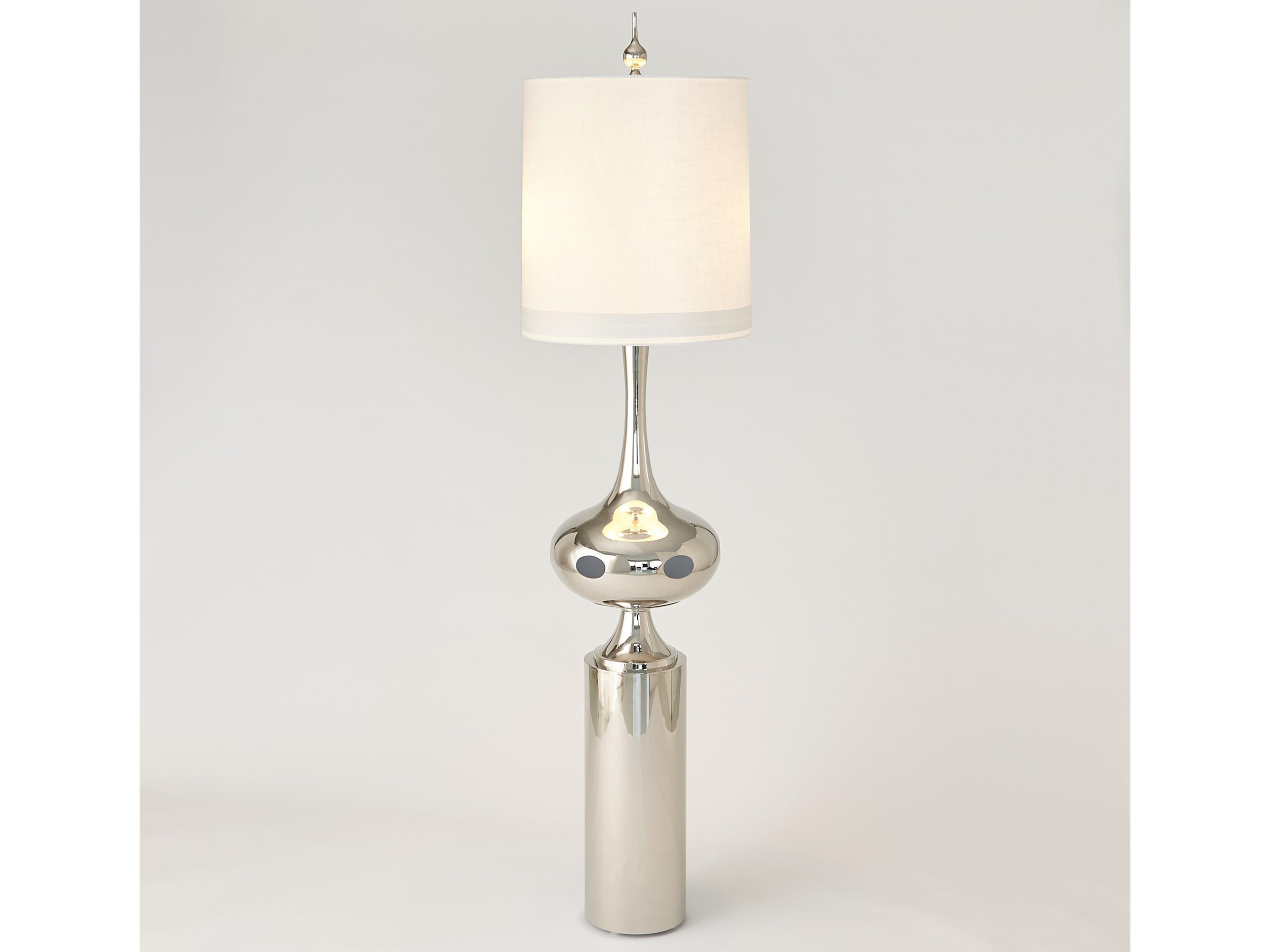 Global Views Extraterrestrial Silver Floor Lamp