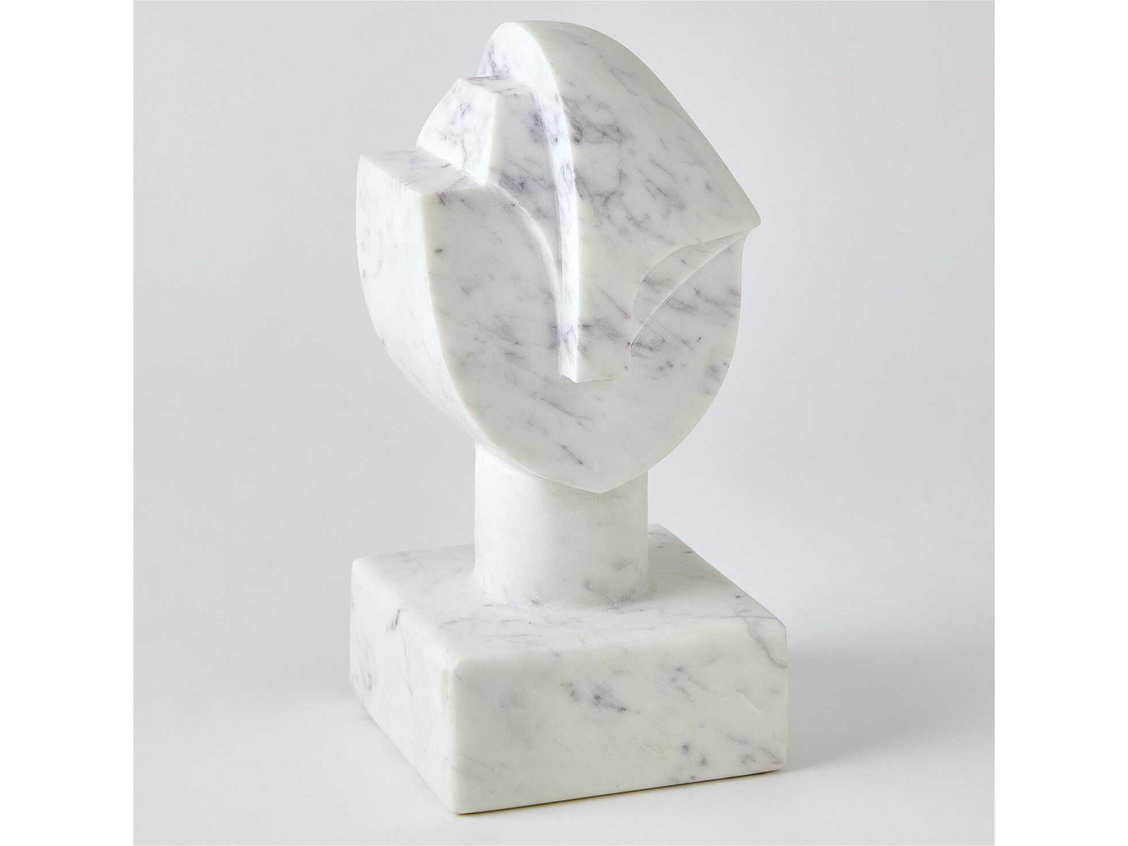 Mod Marble White Portrait Bust