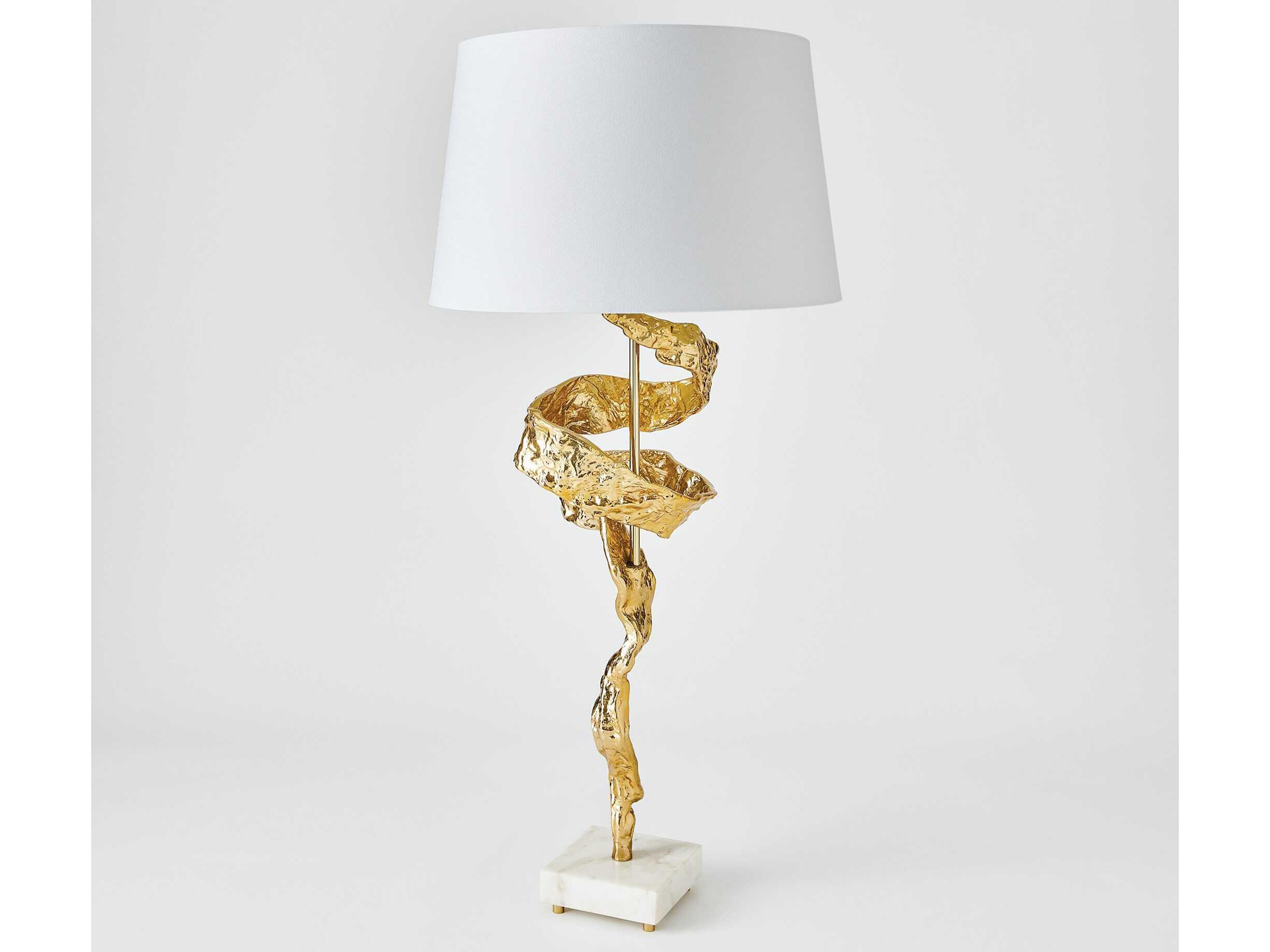 Global Views Brass Gold Buffet Lamp