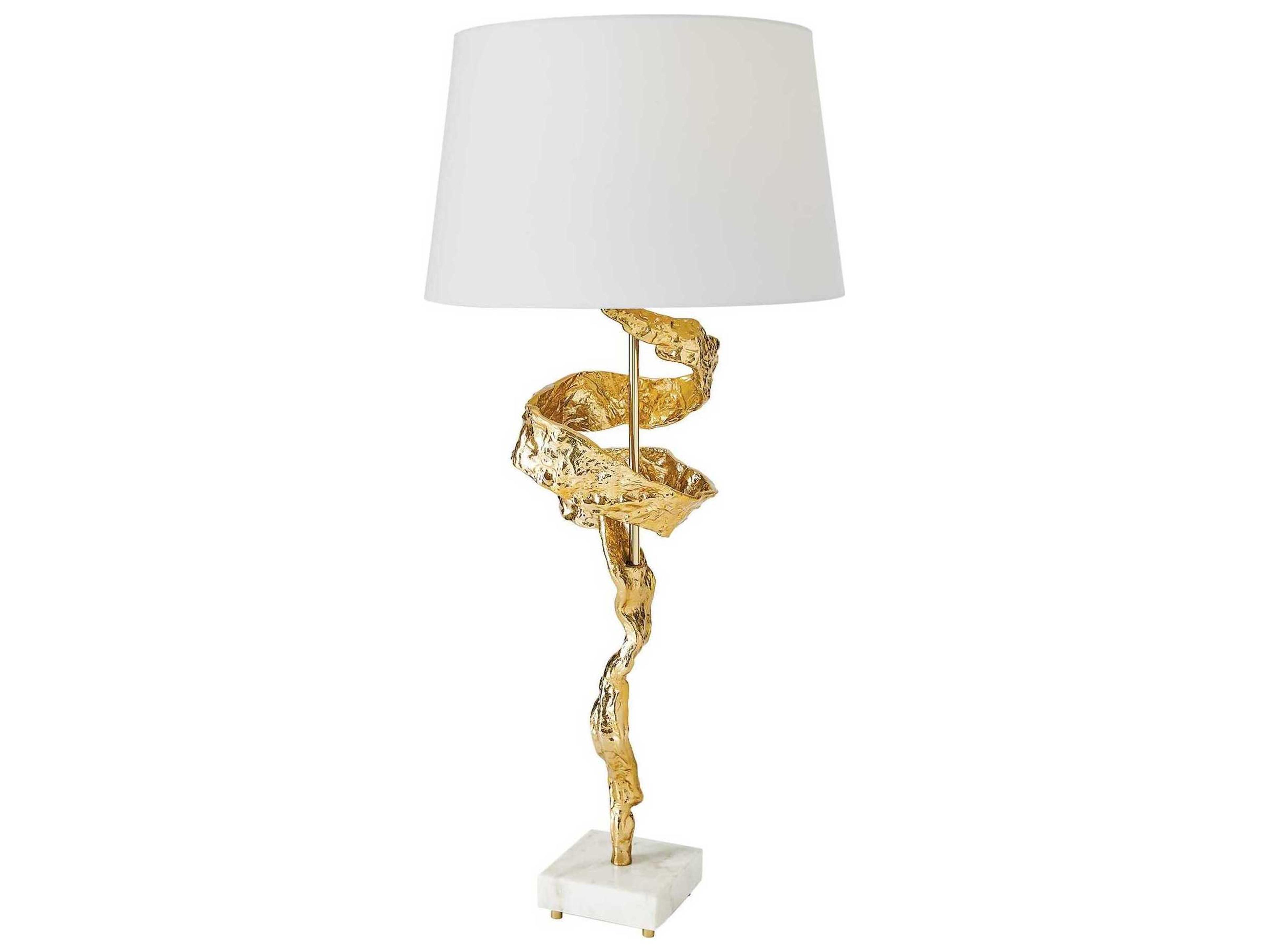 Global Views Brass Gold Buffet Lamp