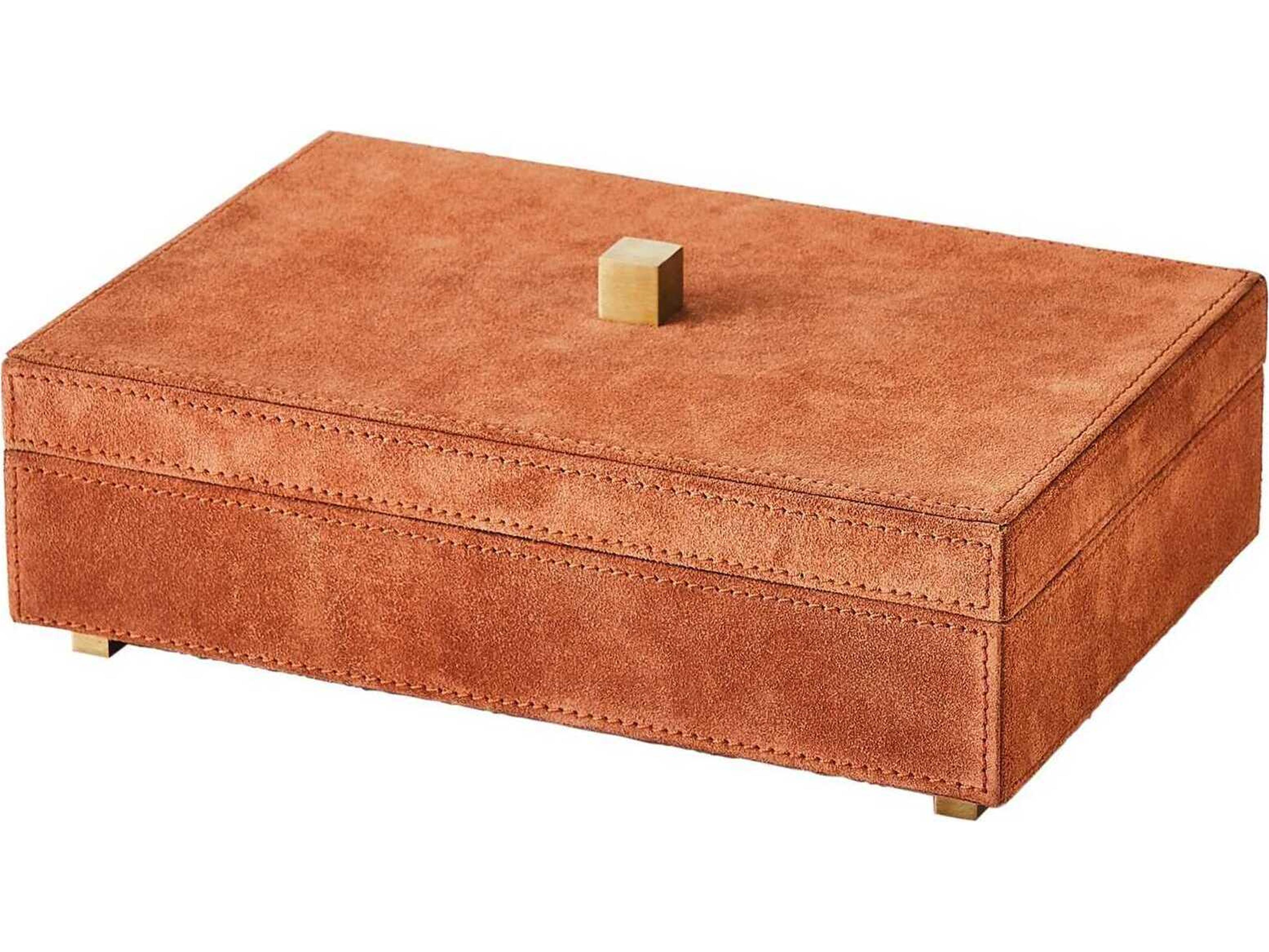 Rust Suede Posh Box