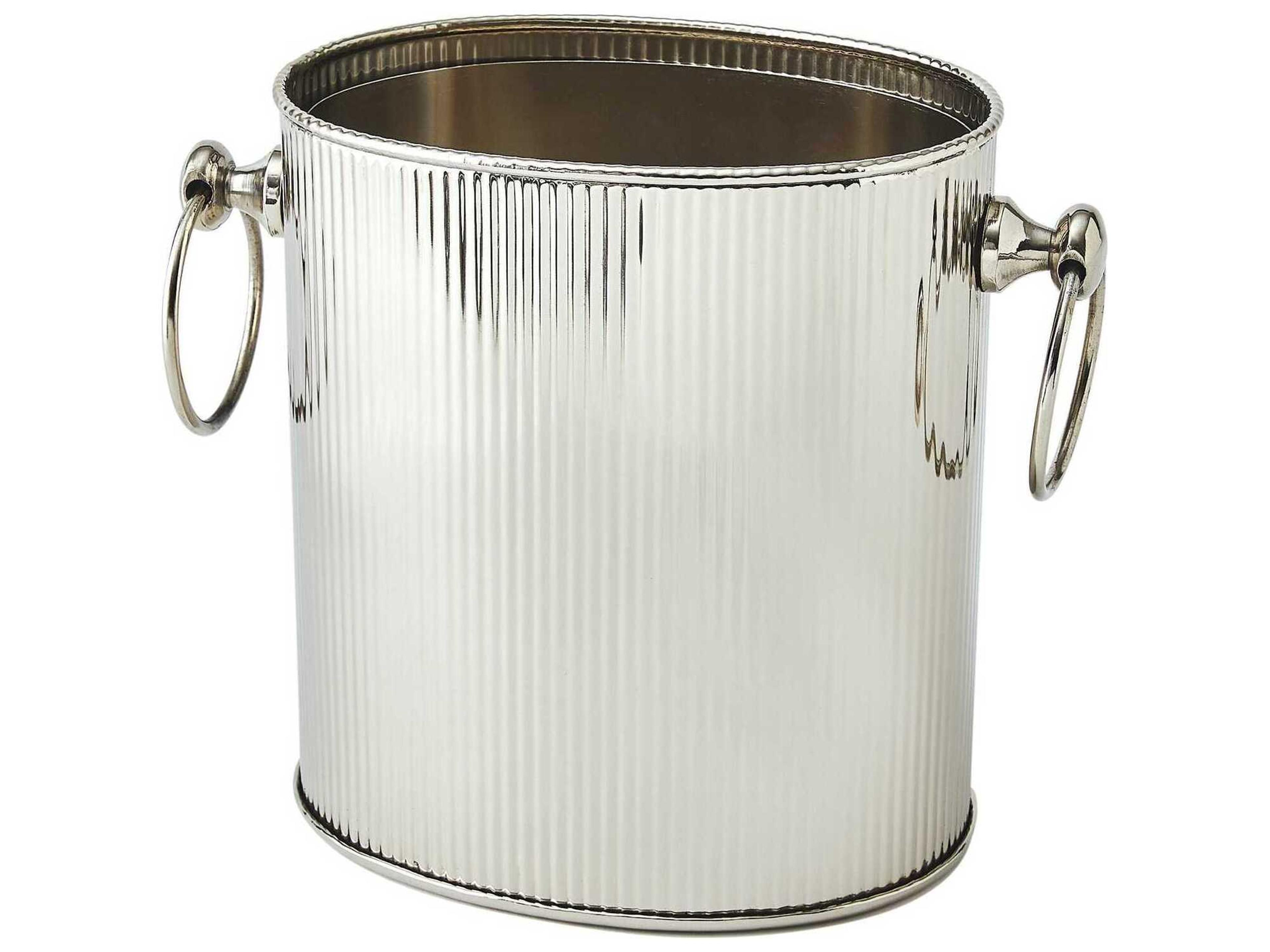 Global Views Winston Nickel Ice Bucket