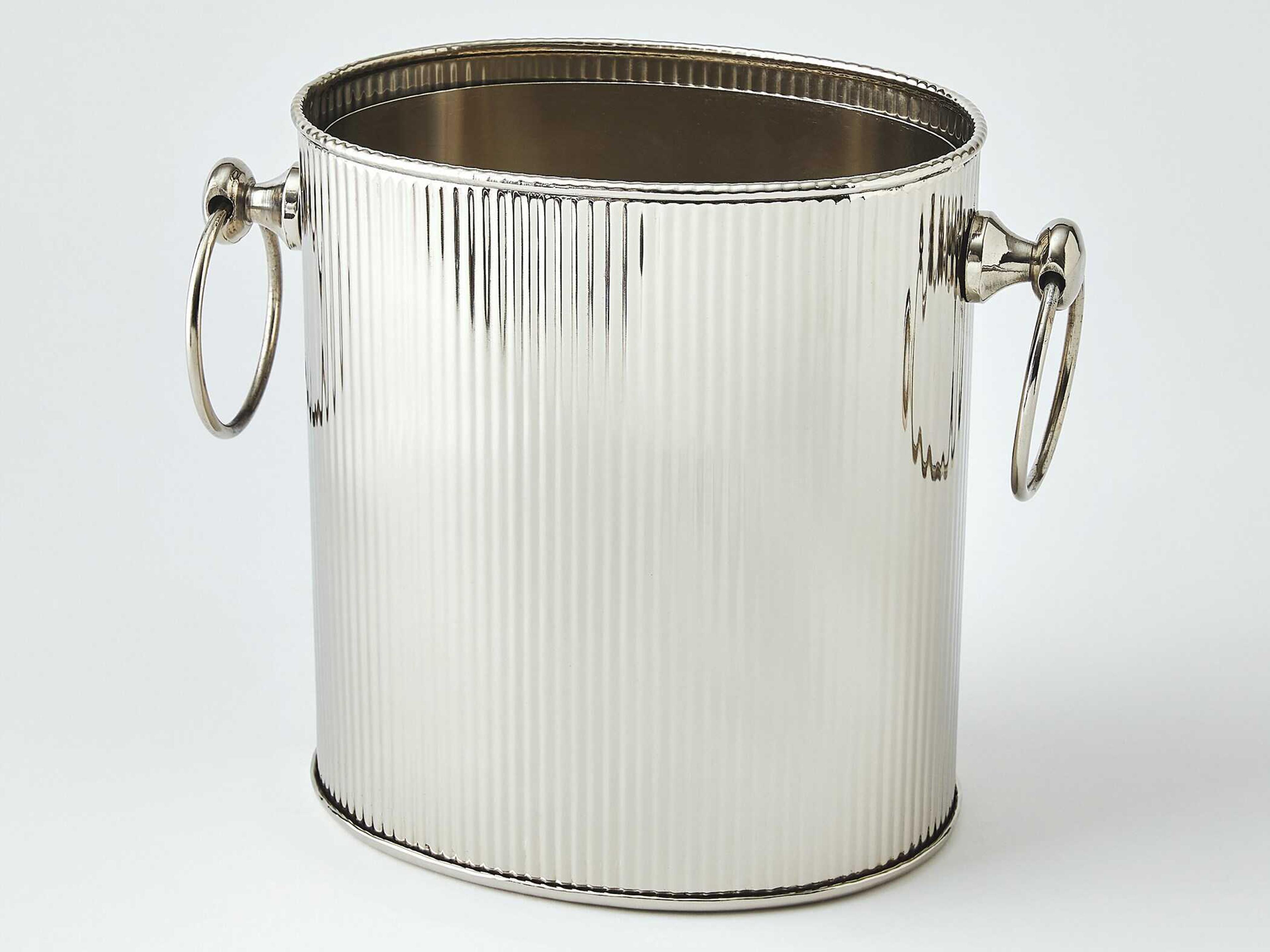 Global Views Winston Nickel Ice Bucket