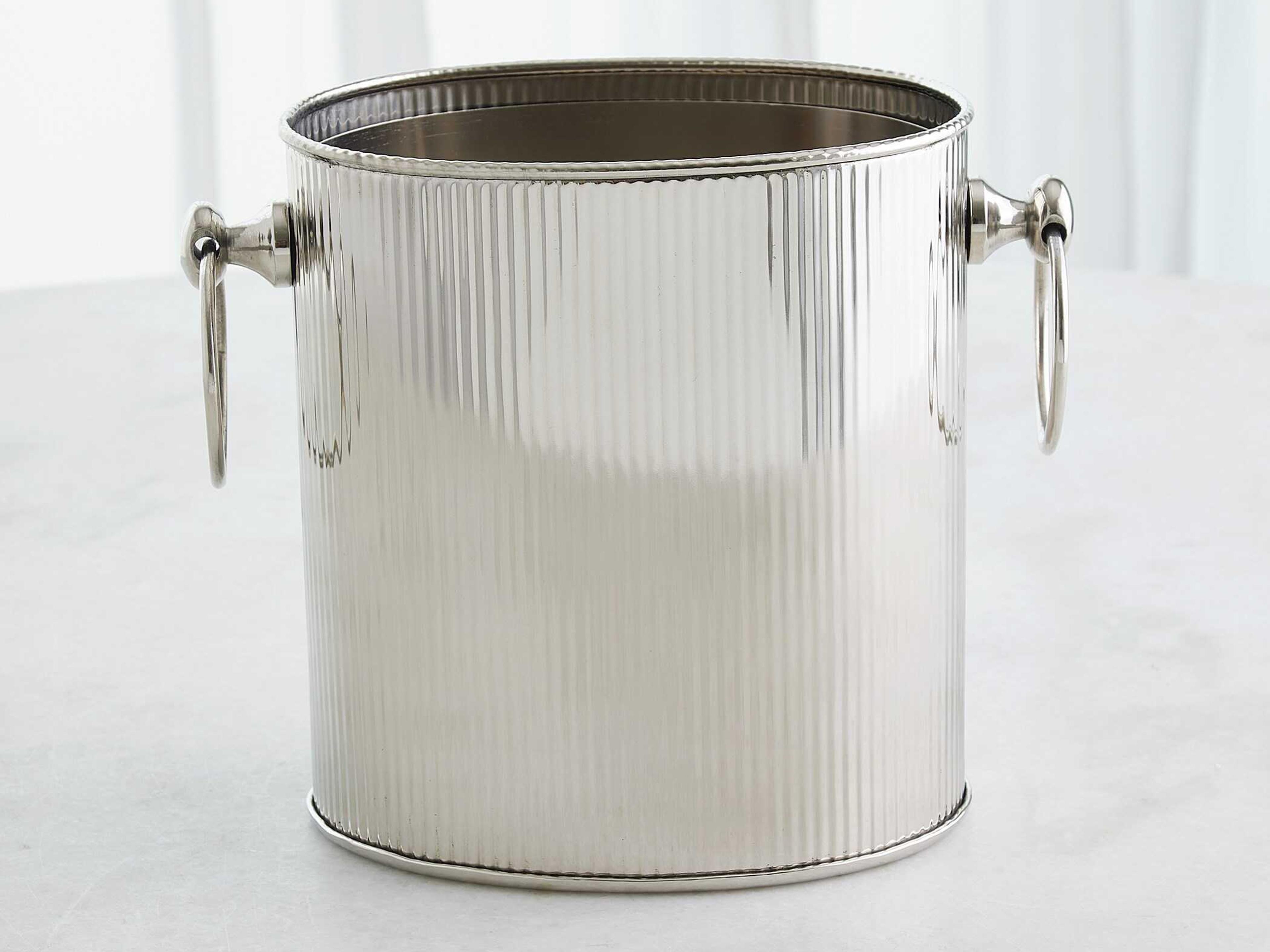 Global Views Winston Nickel Ice Bucket