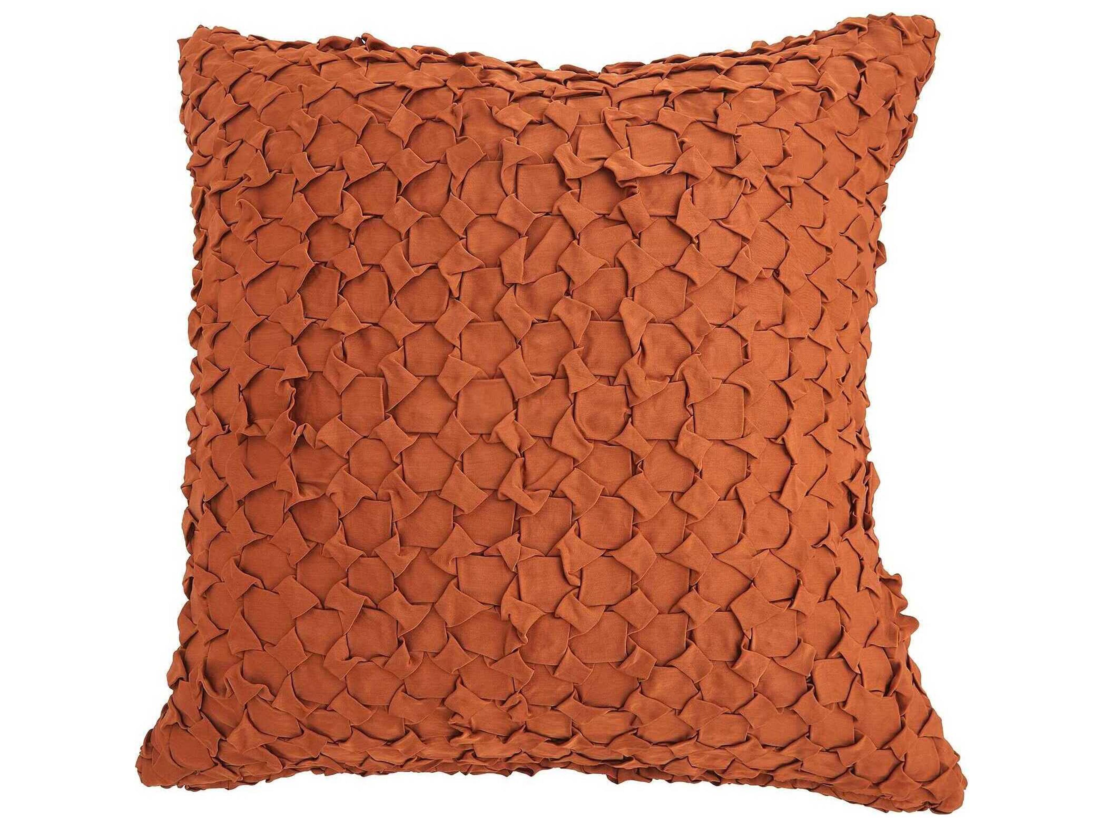 Diamond Rust Ruche Pillow