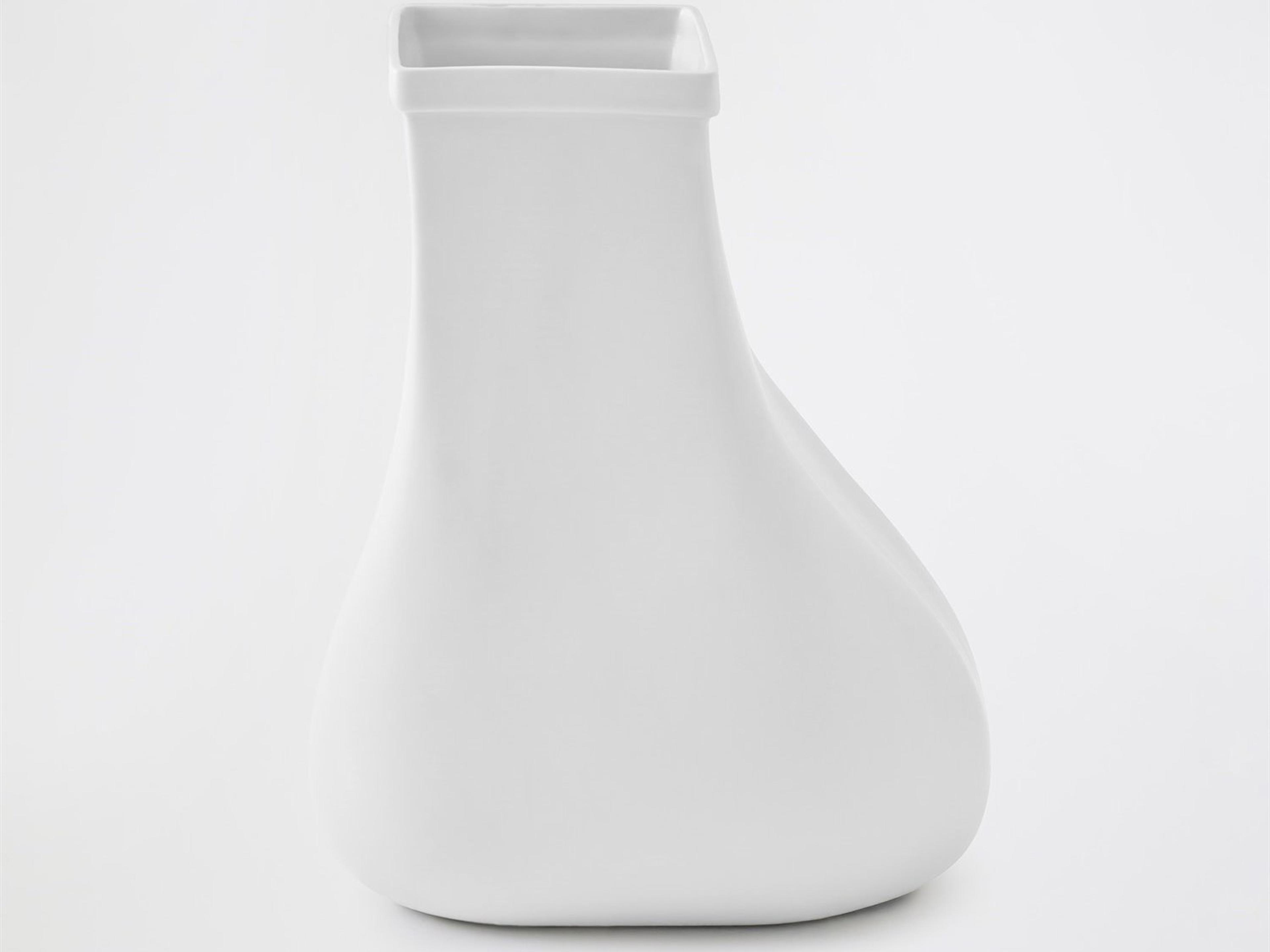 Sac Vessel White Vase Large