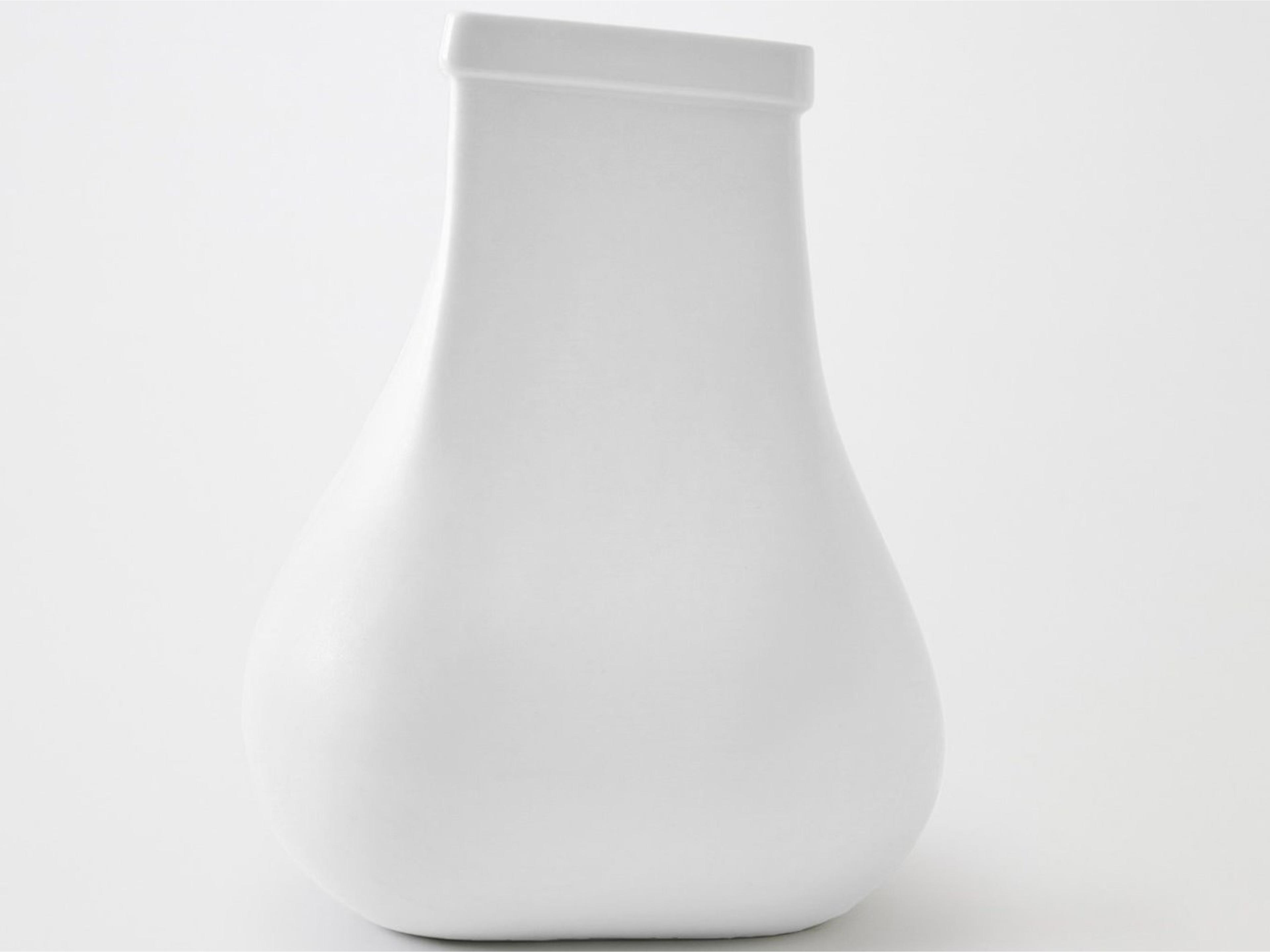 Global Views Sac Vessel White Vase Small