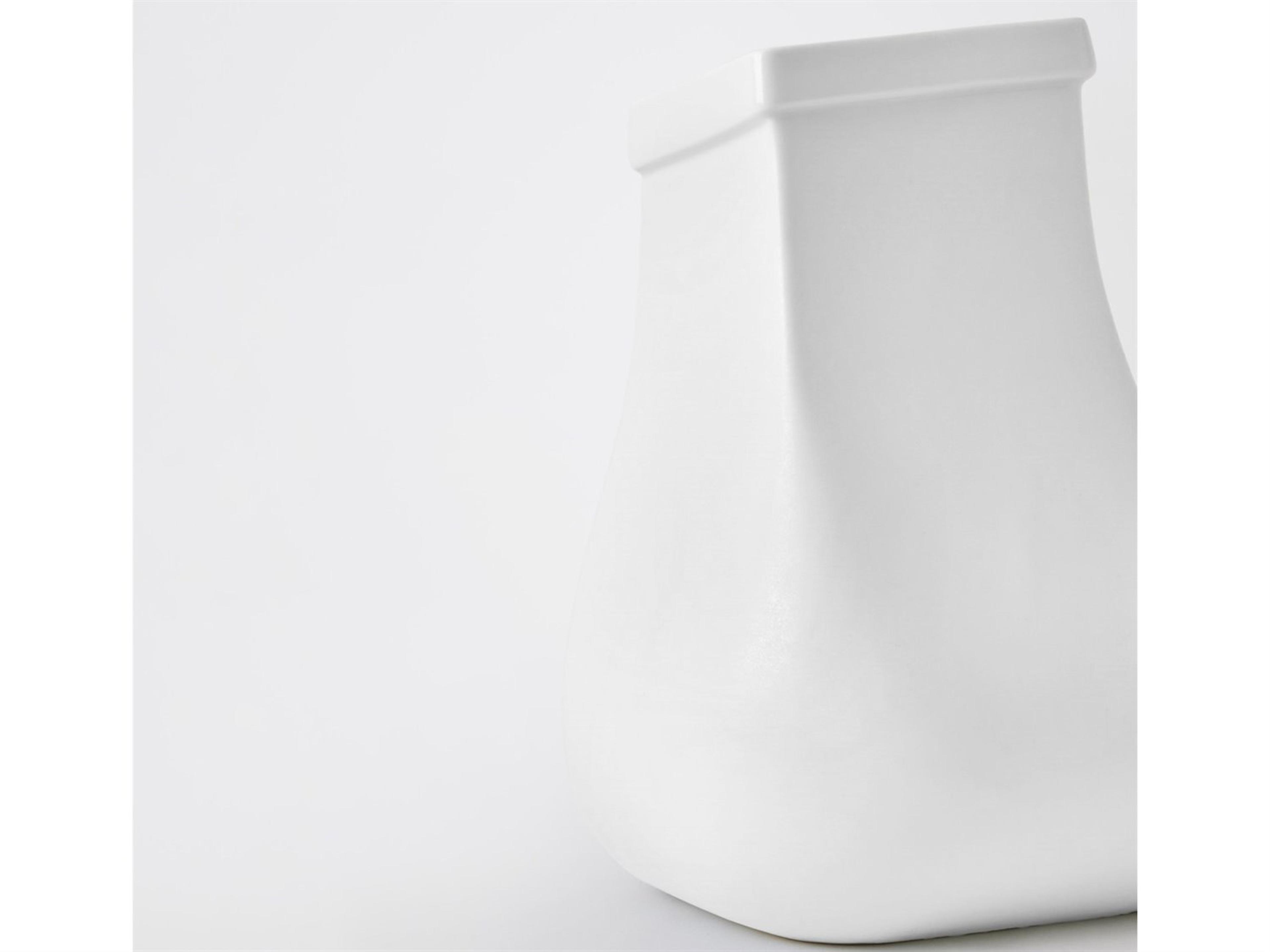 Global Views Sac Vessel White Vase Small