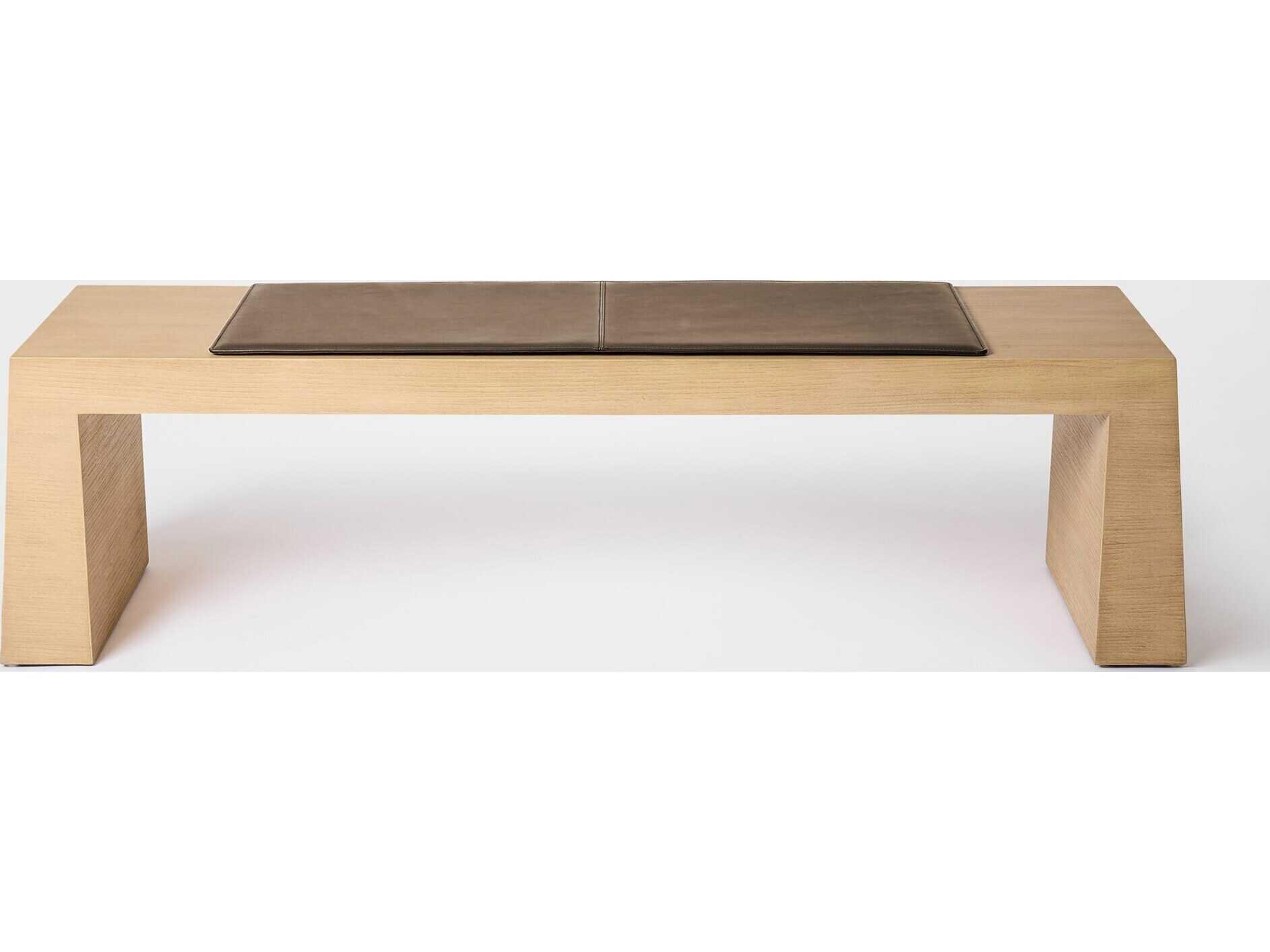 Global Views Paul Dark Brown Accent Bench