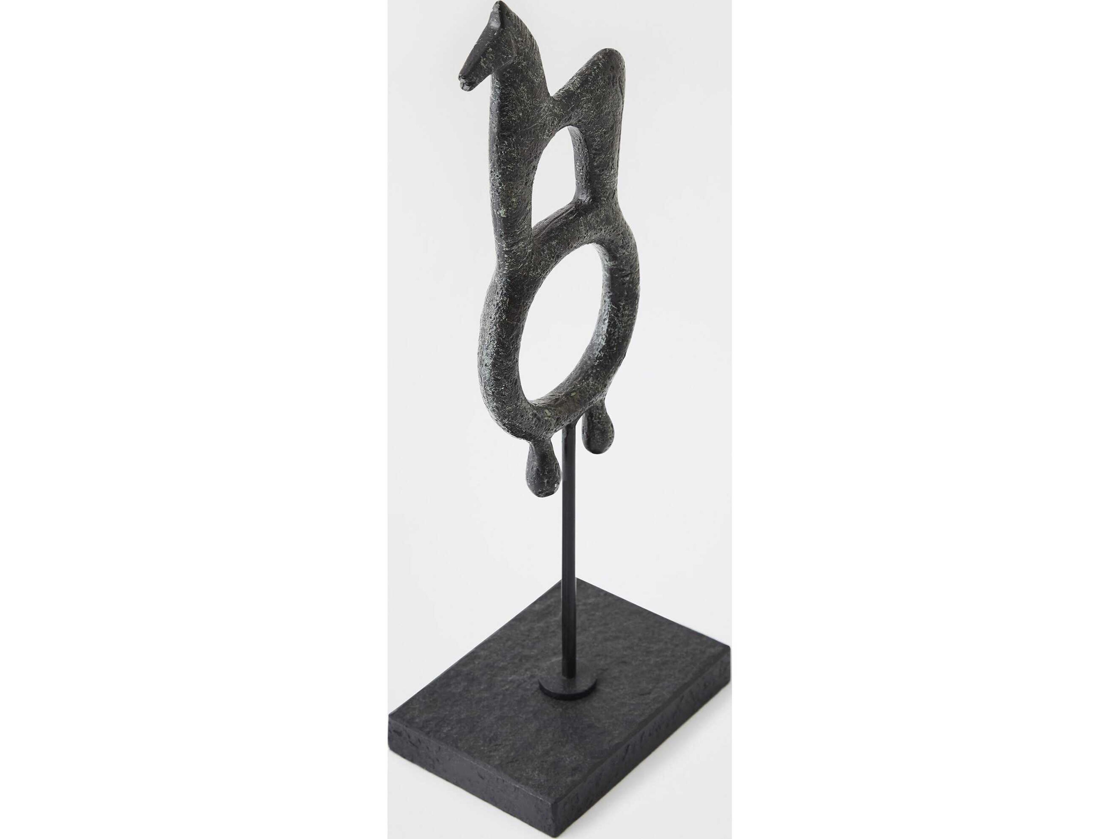 Global Views Zama Verdigris Sculpture