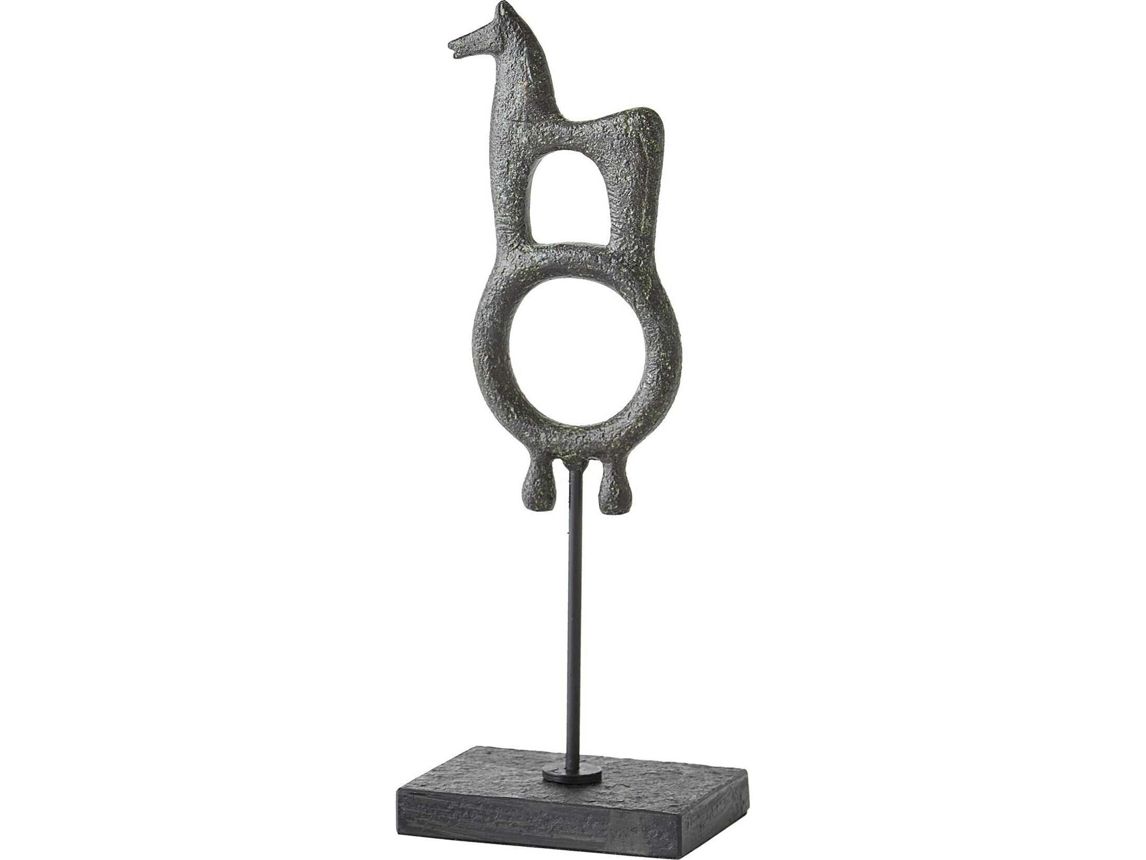 Global Views Zama Verdigris Sculpture