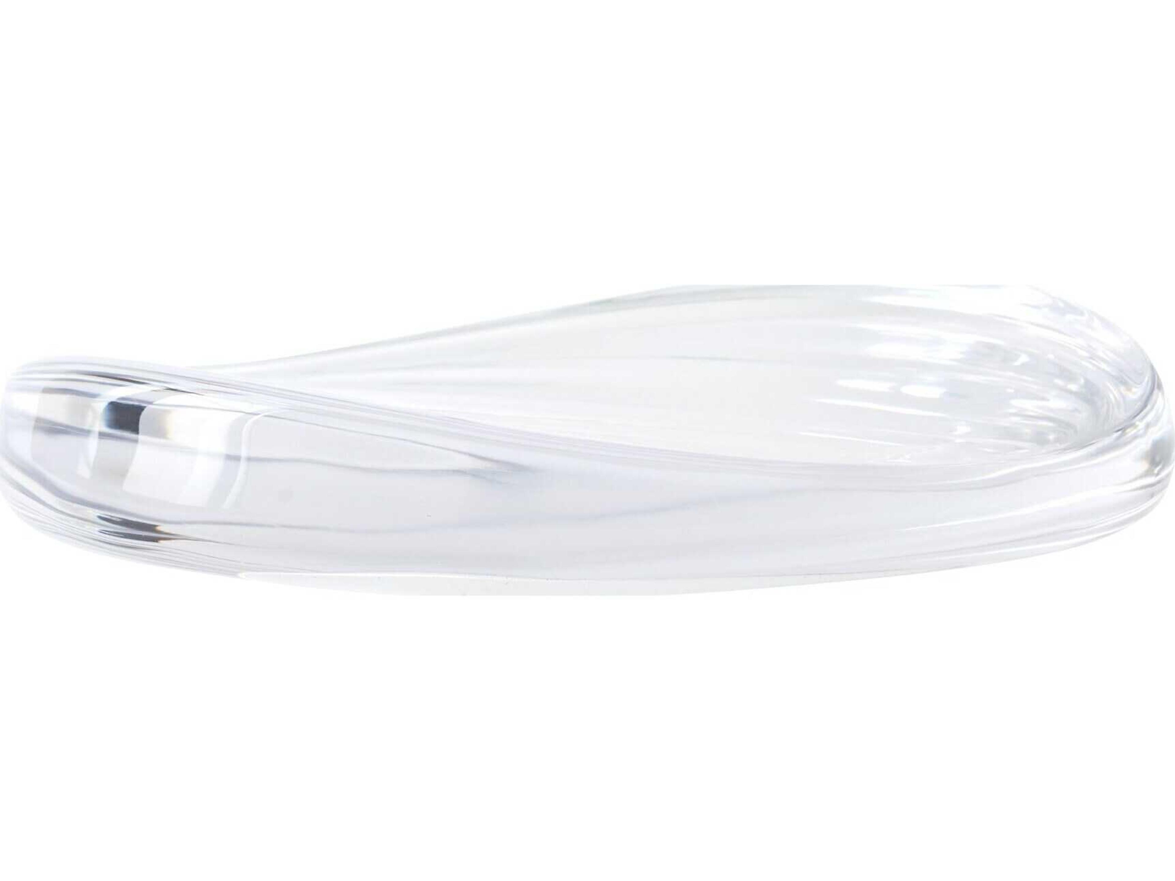 Dune Clear Decorative Plate Large