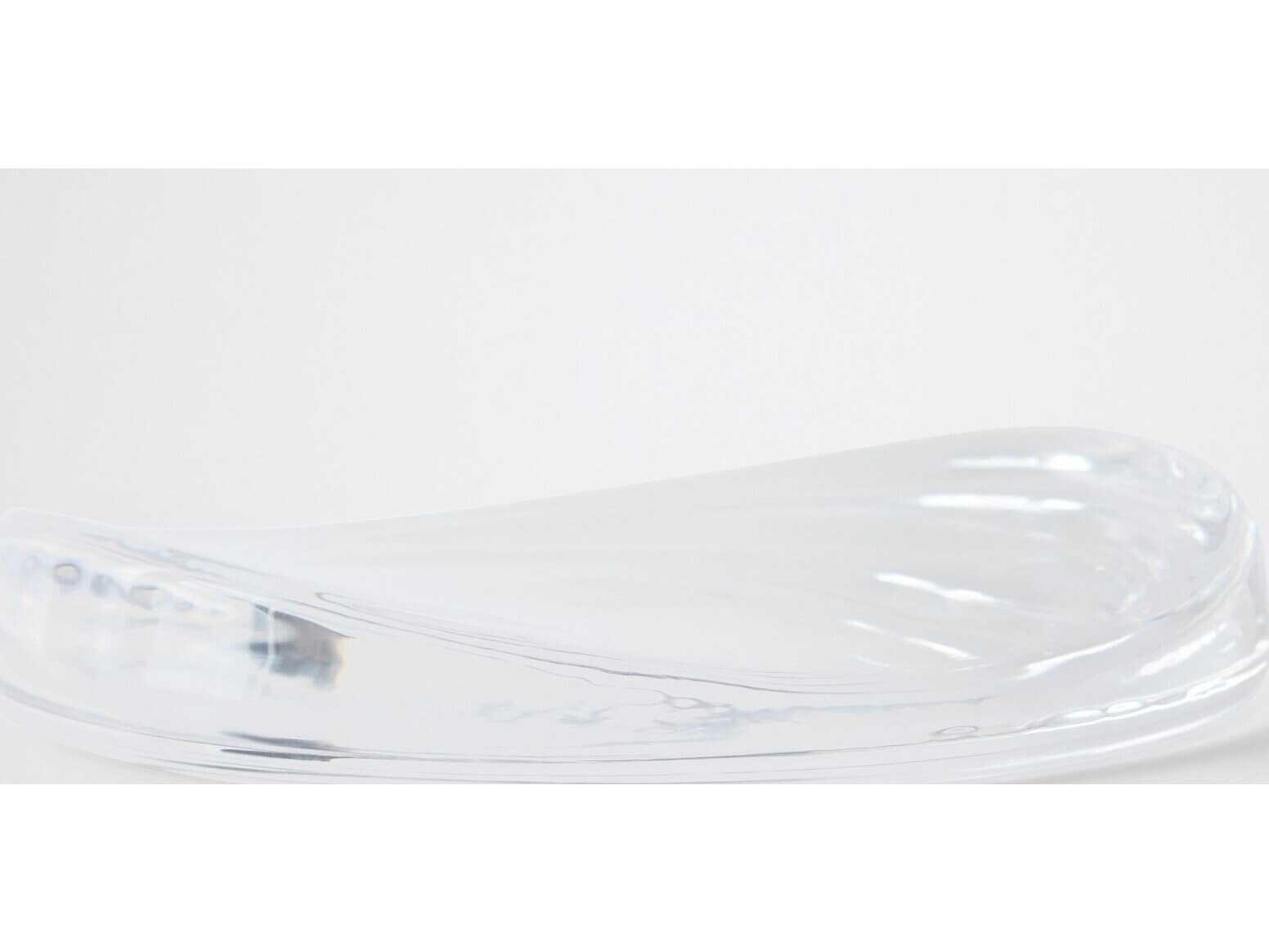 Global Views Dune Clear Decorative Plate Small