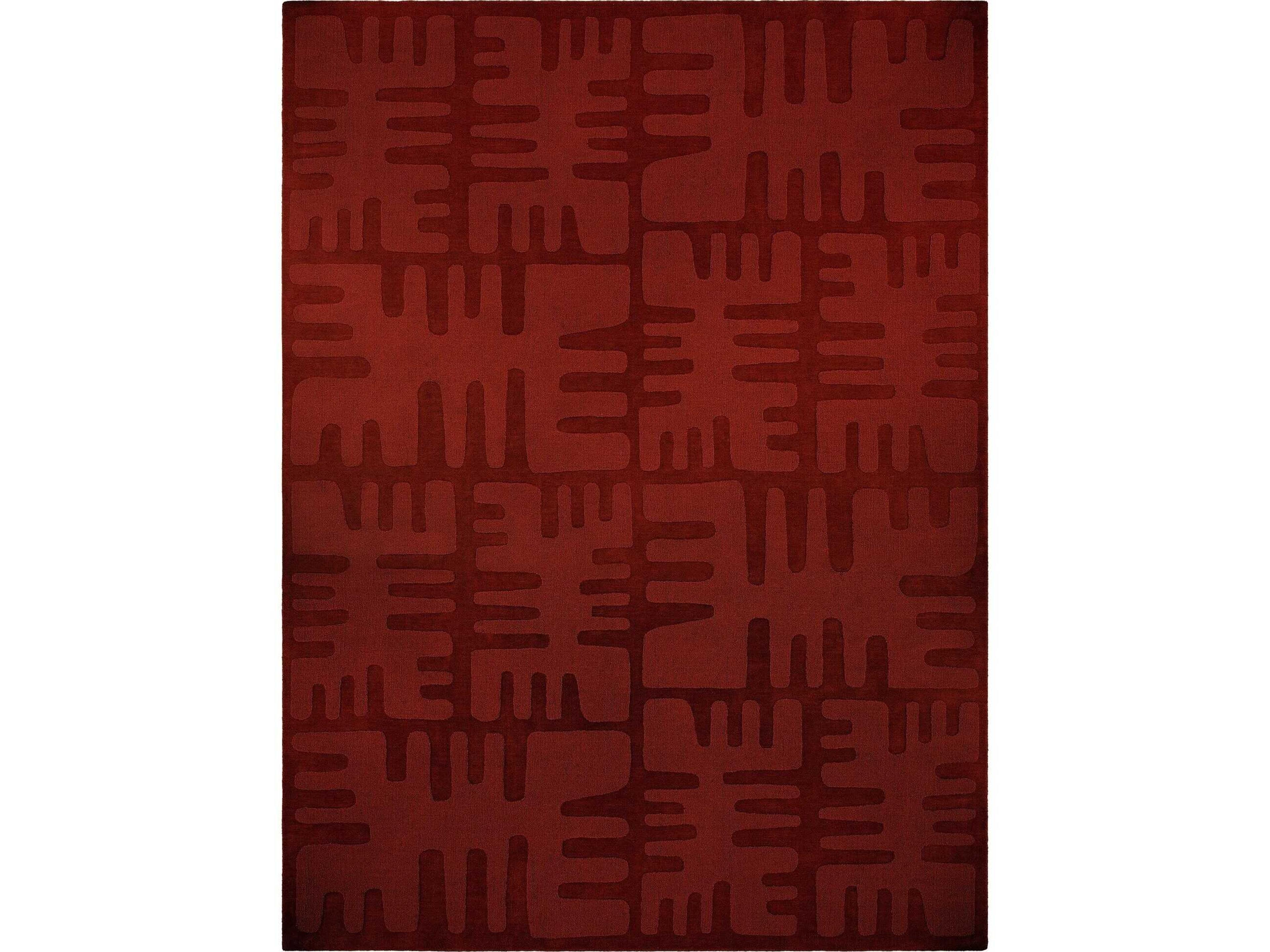 Global Views Duafe Rust Abstract Area Rug
