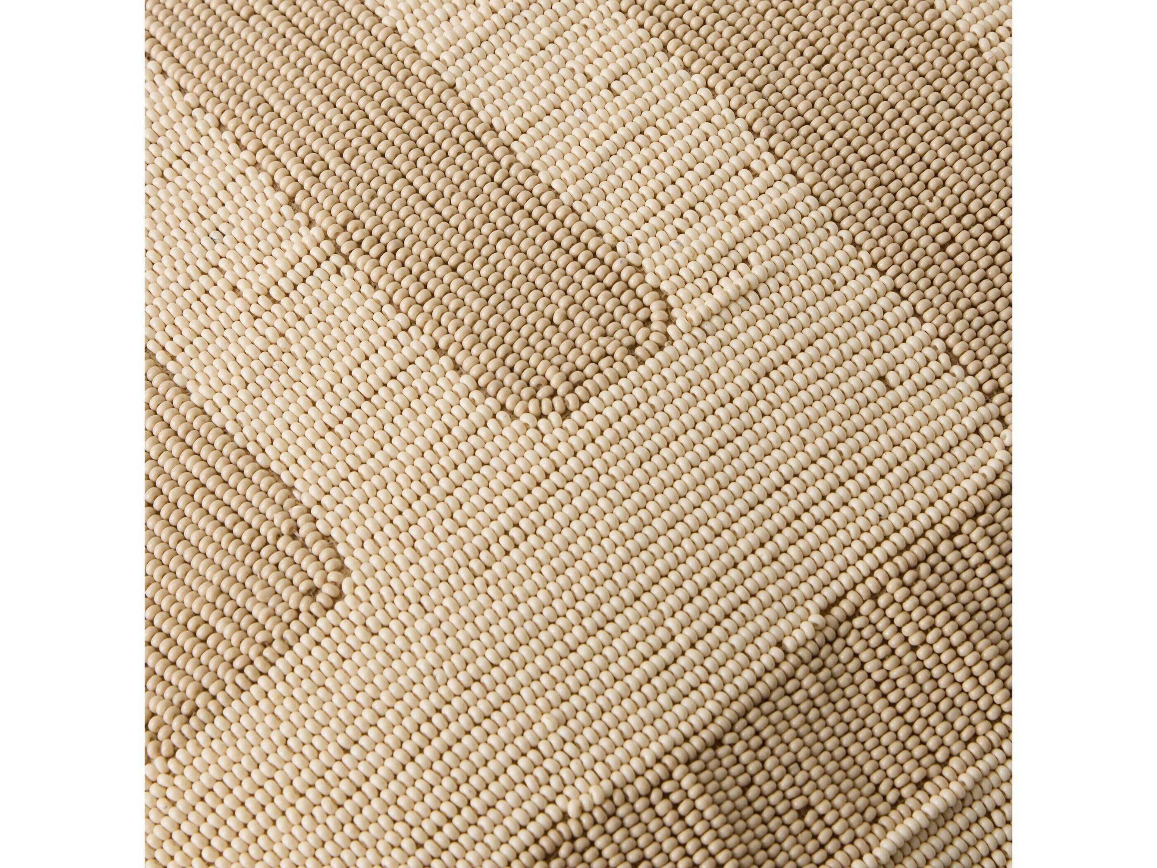 Global Views Carthago Beaded Pillow-Latch-Sand