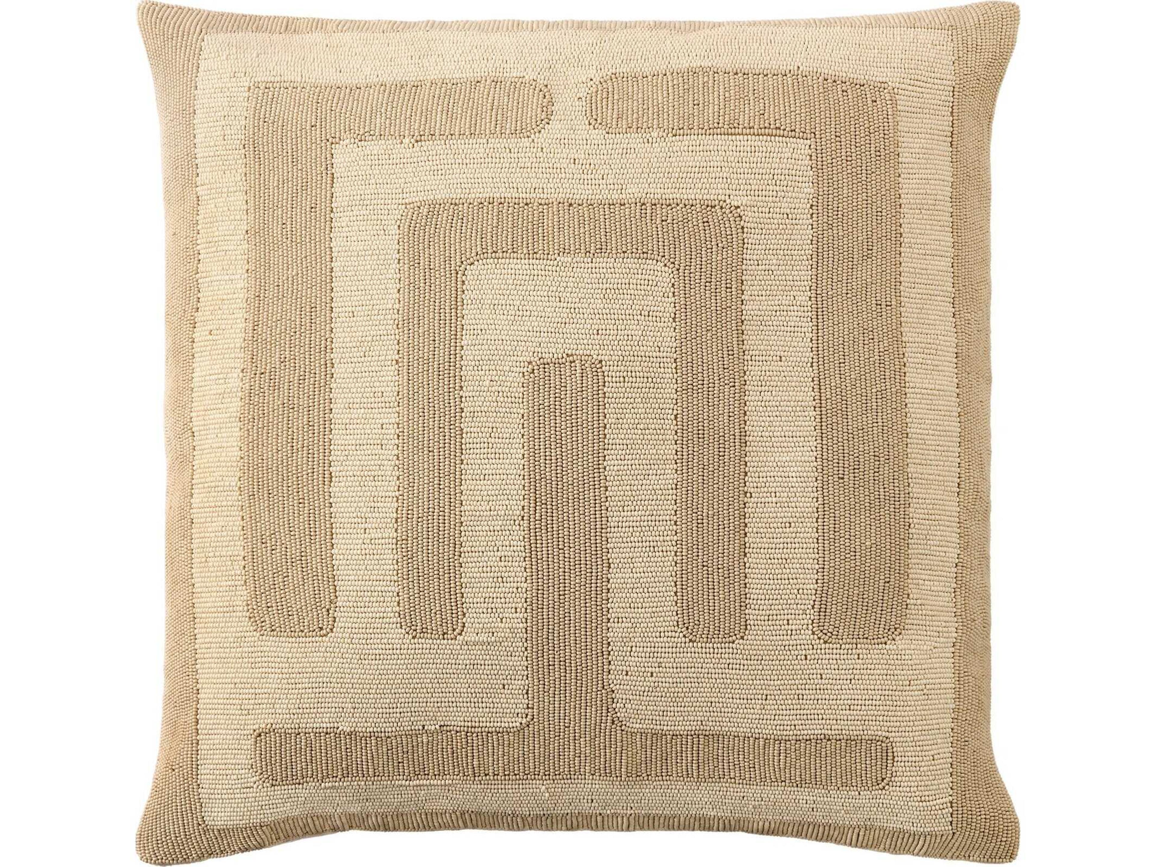 Carthago Beaded Pillow-Latch-Sand