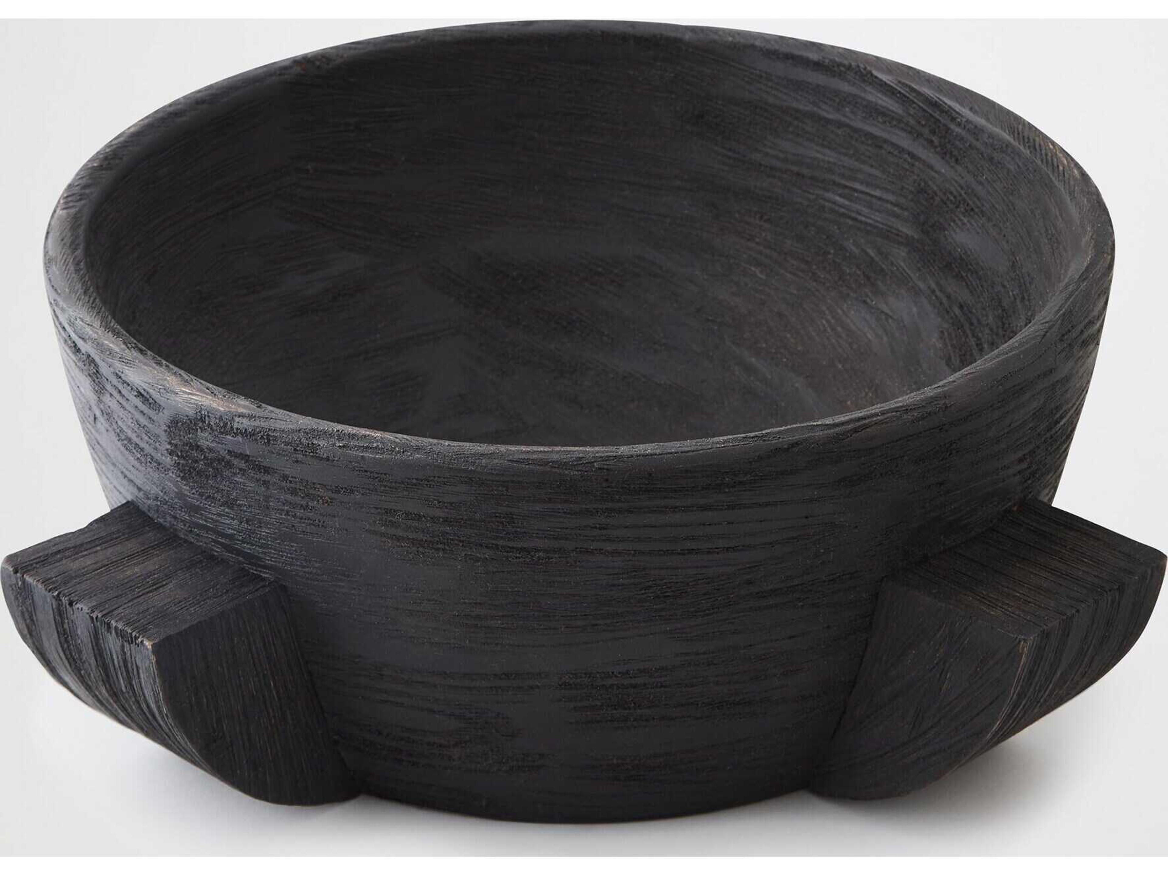 Global Views Dome Ebony Decorative Plate Small