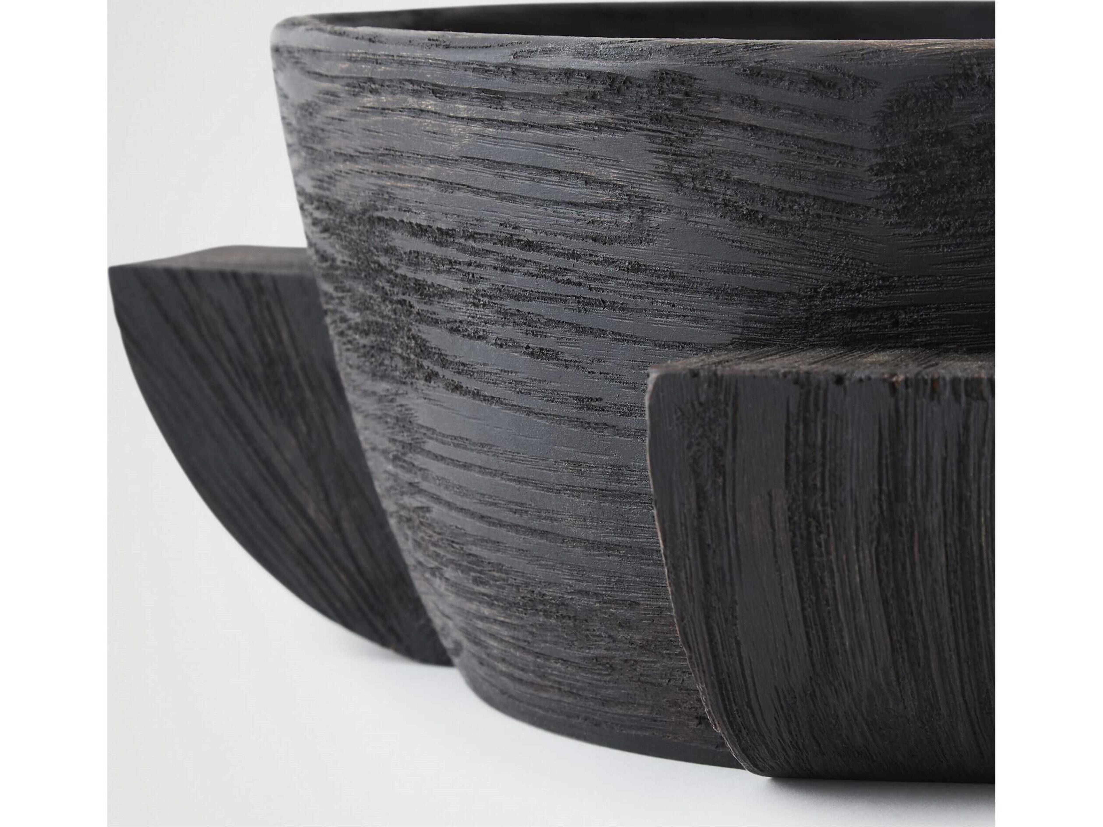 Global Views Dome Ebony Decorative Plate Small