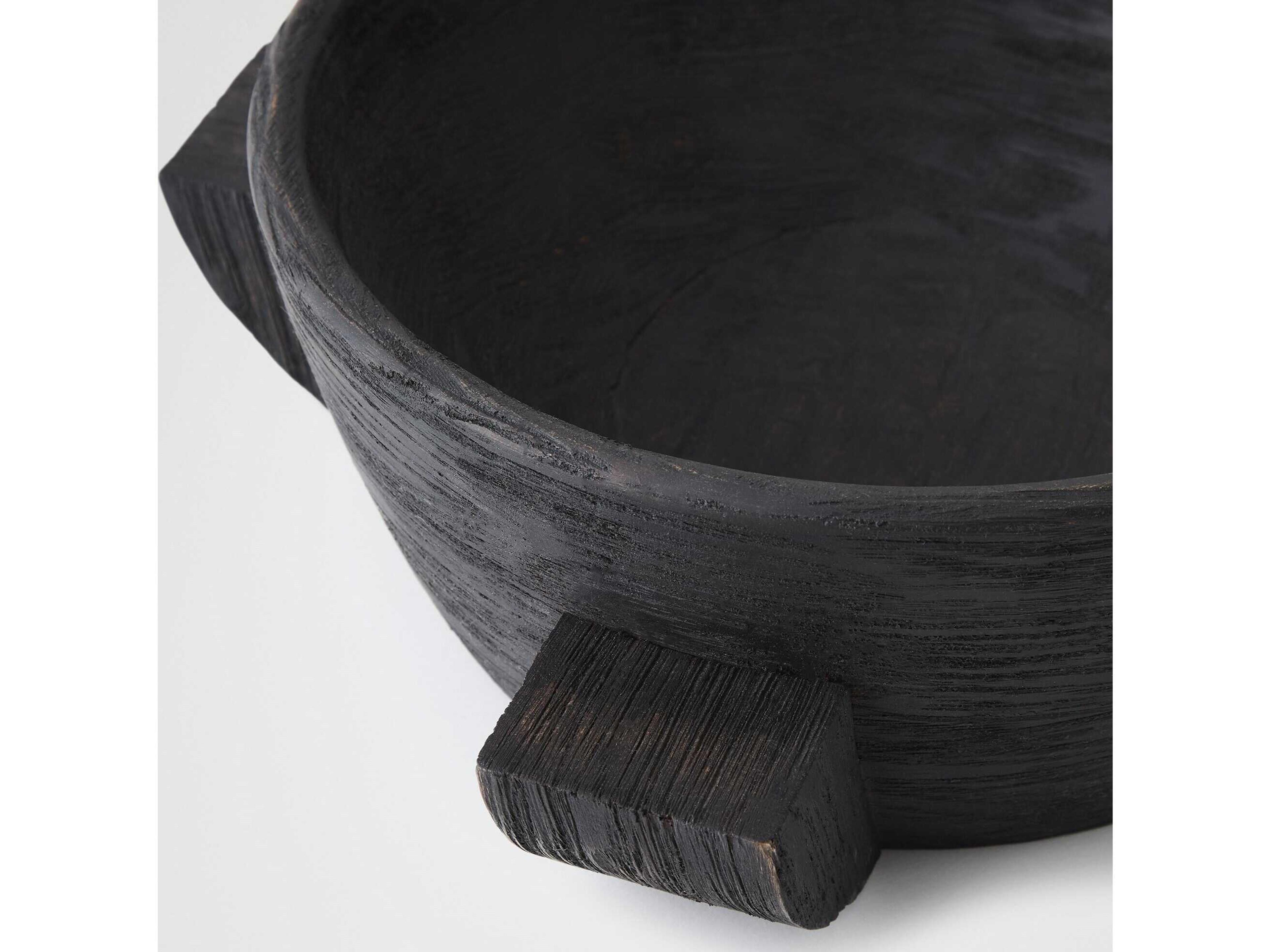 Global Views Dome Ebony Decorative Plate Small