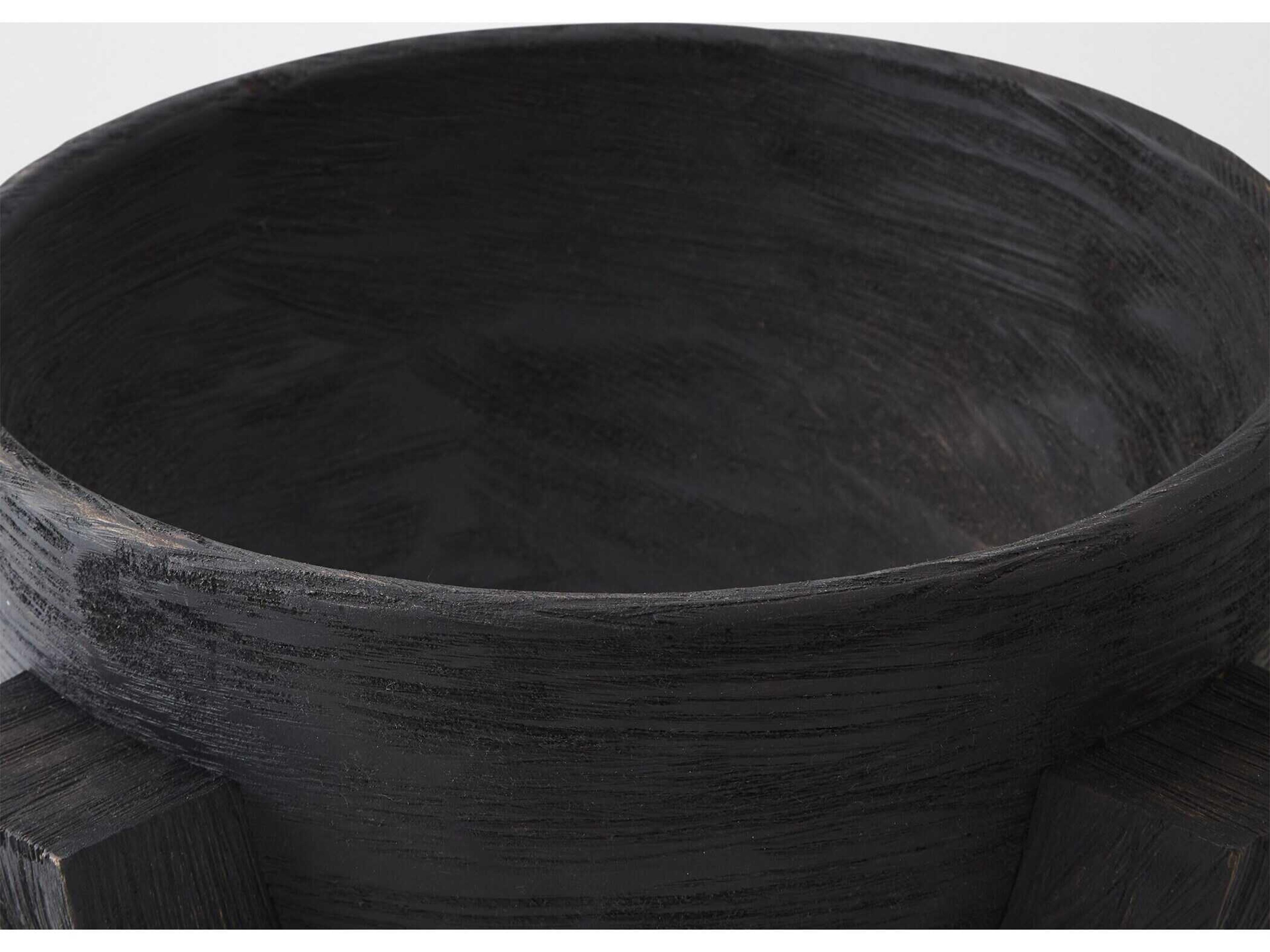 Global Views Dome Ebony Decorative Plate Small