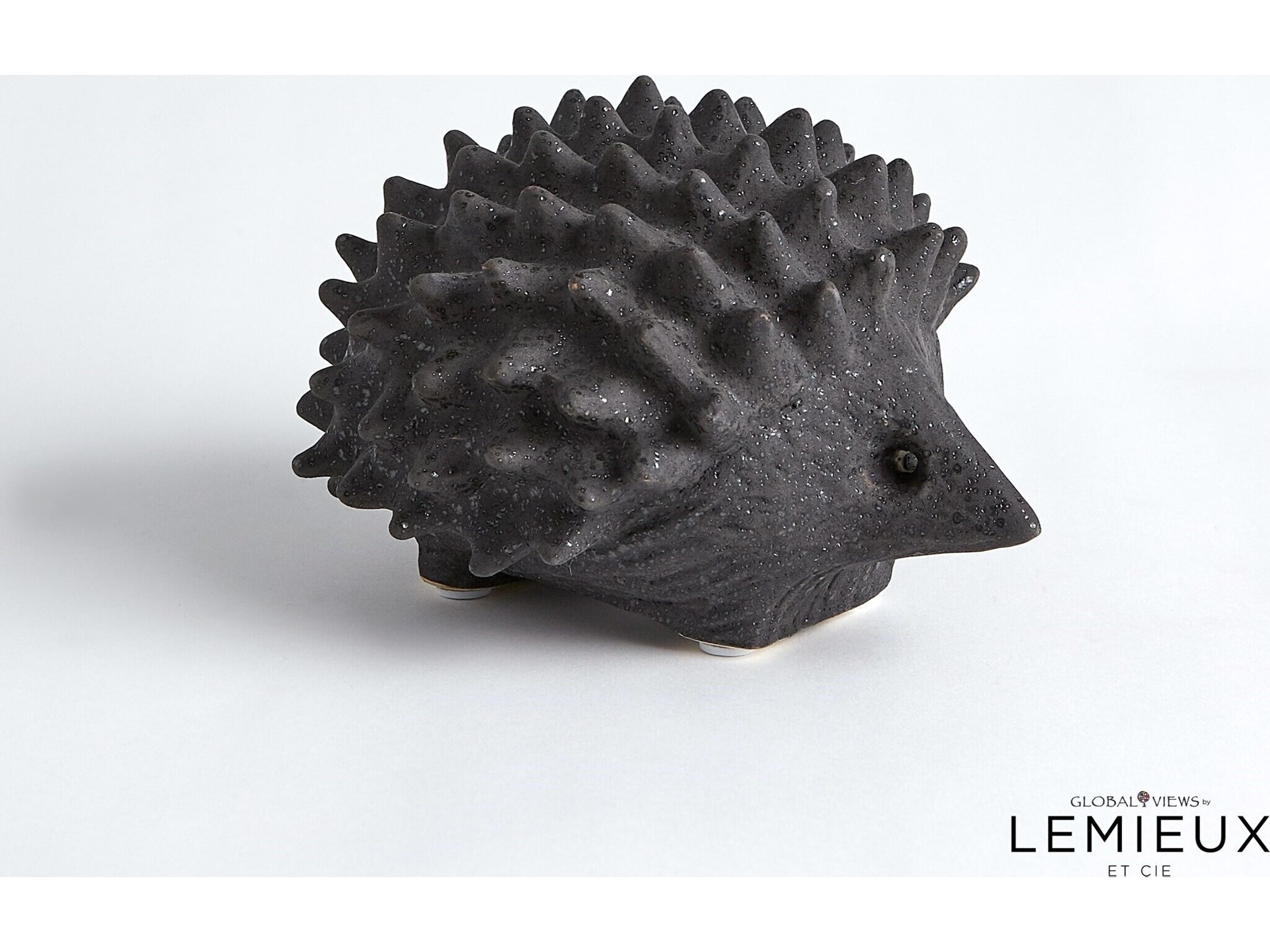 Global Views Porcupine-black Sculpture