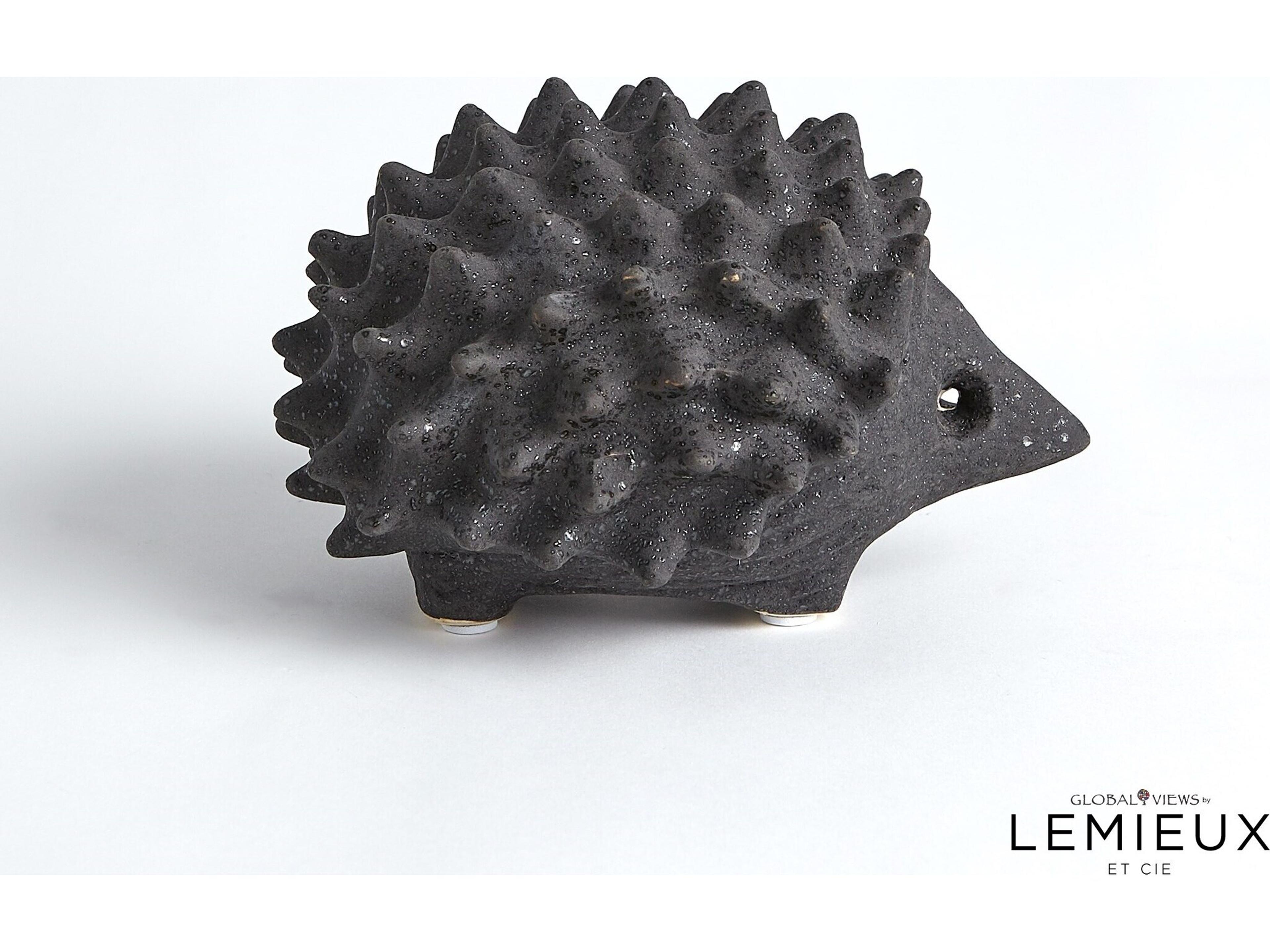 Global Views Porcupine-black Sculpture