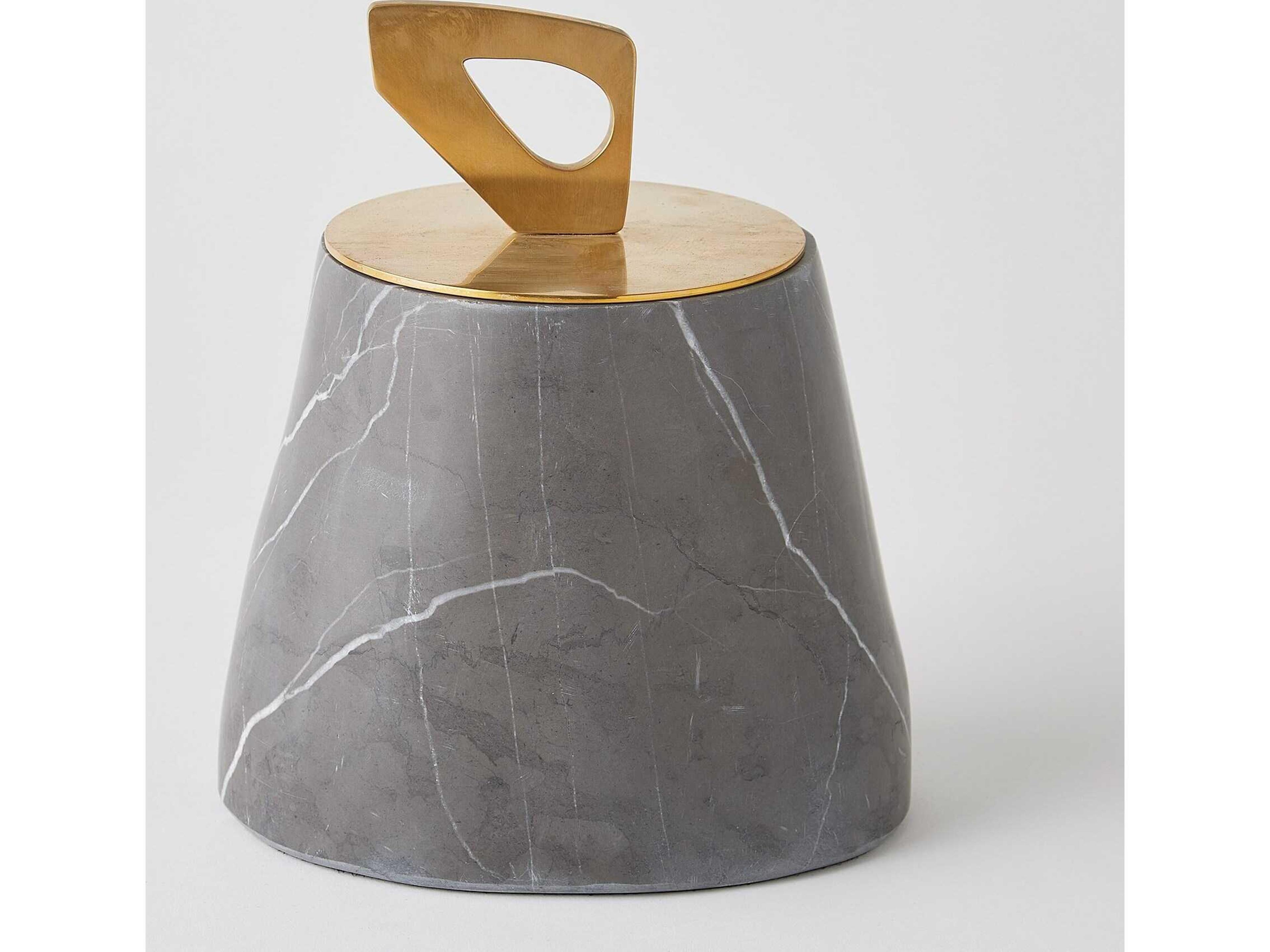 Global Views Bocal Lidded Pot-Graffito Decorative Accent Large