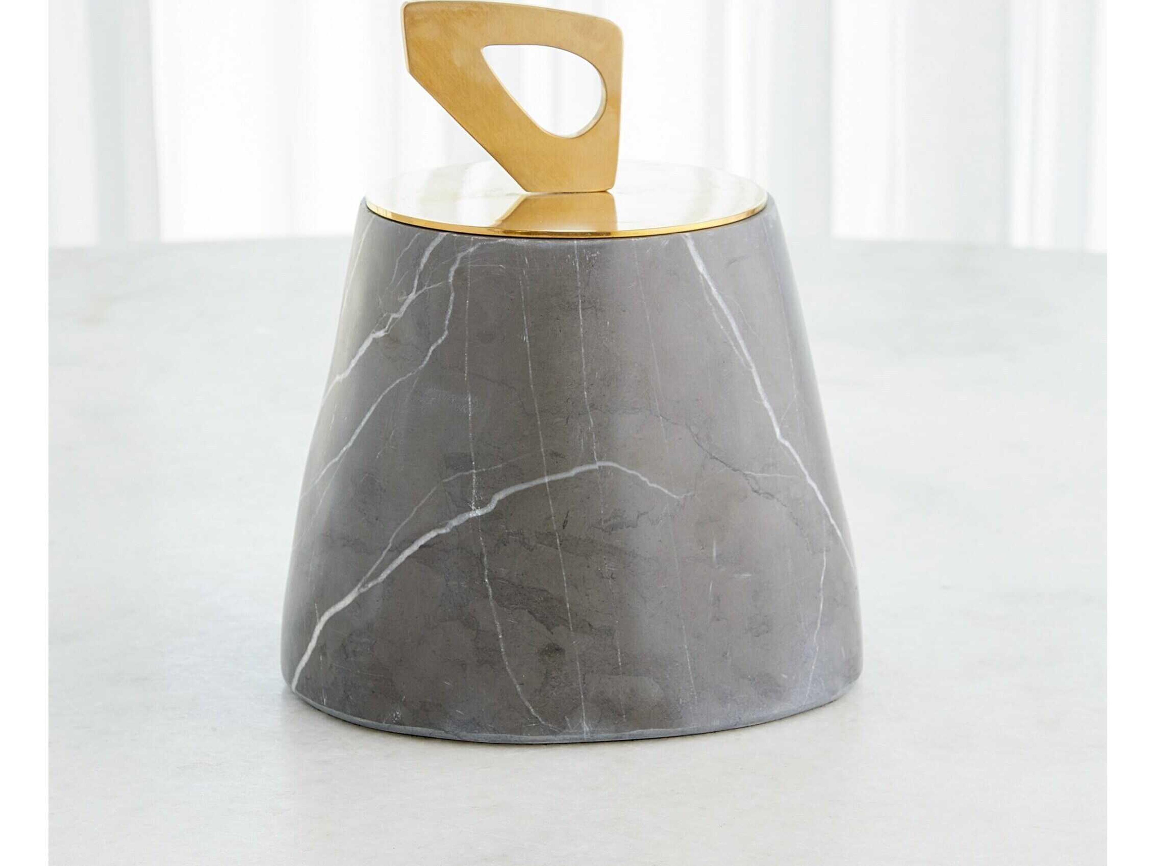 Global Views Bocal Lidded Pot-Graffito Decorative Accent Large