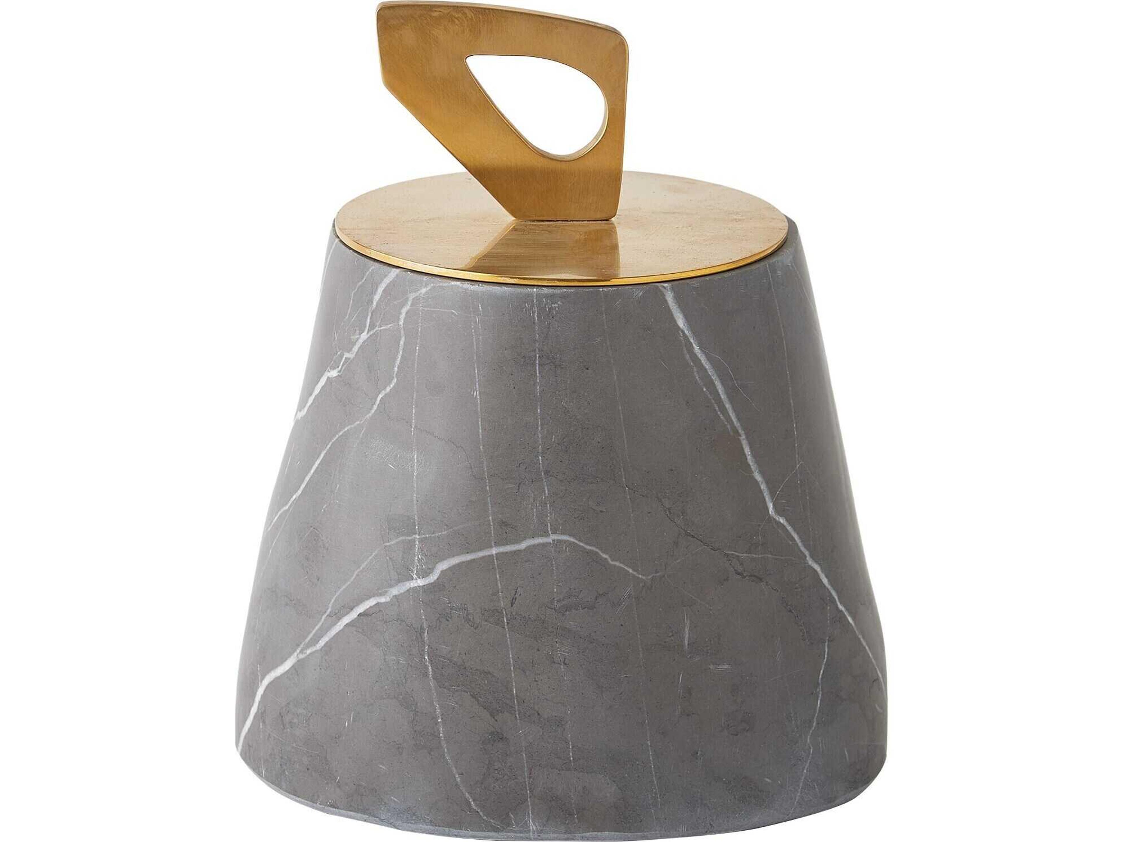 Bocal Lidded Pot-Graffito Decorative Accent Large