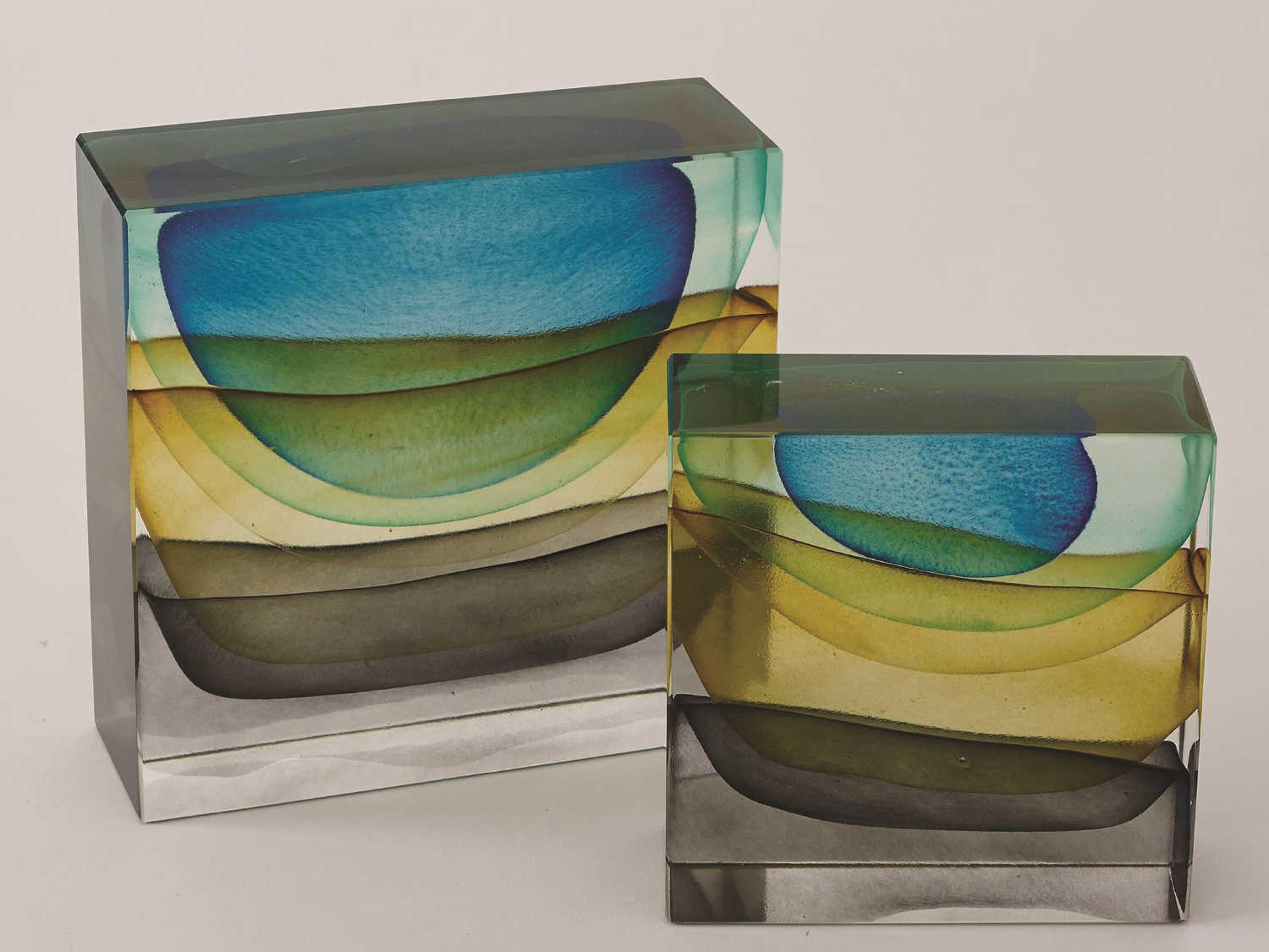 Global Views Crown Block Storm Large Decorative Accent