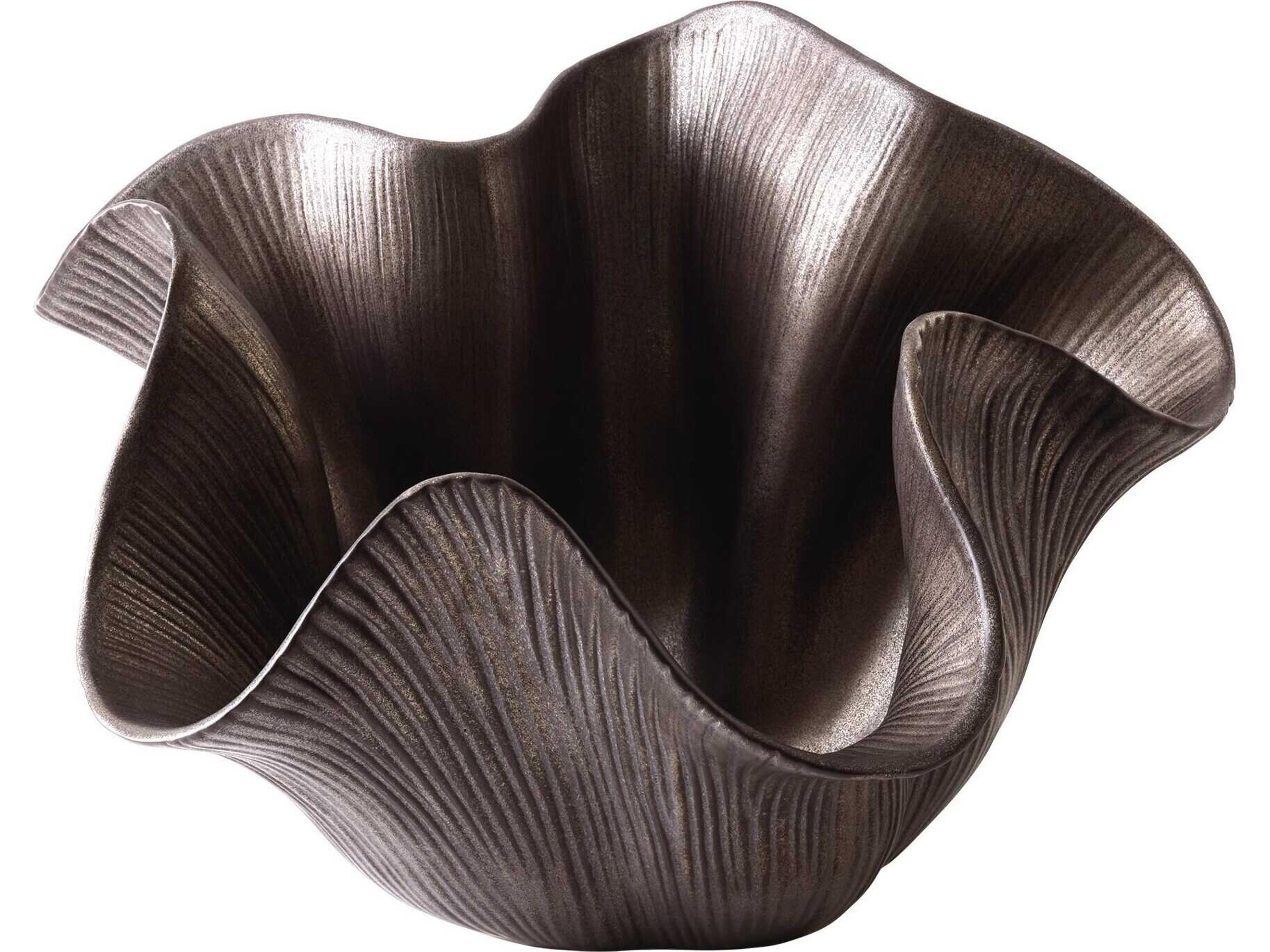 Scallop Reactive Bronze Decorative Plate