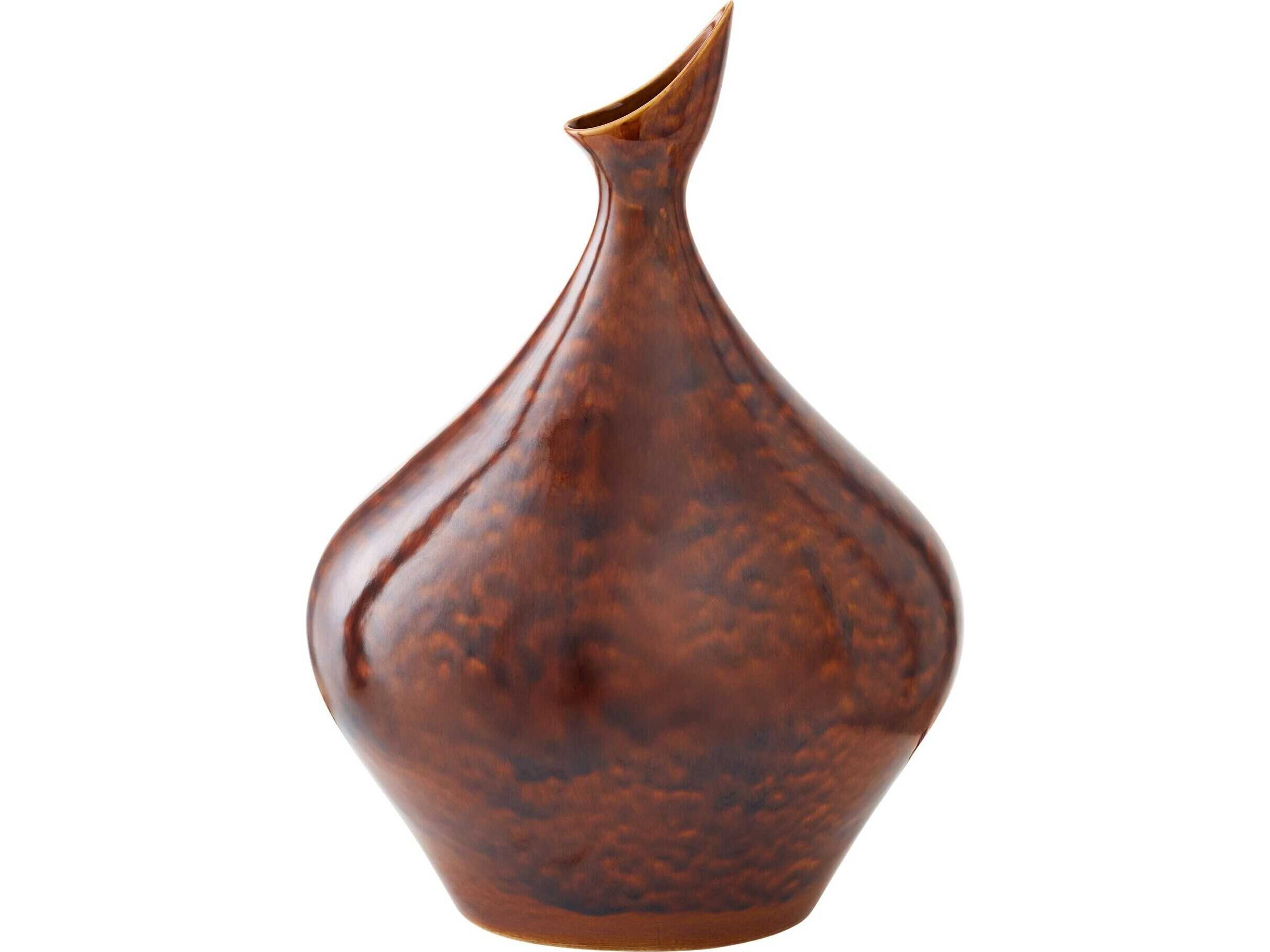 Demure Russet Vase