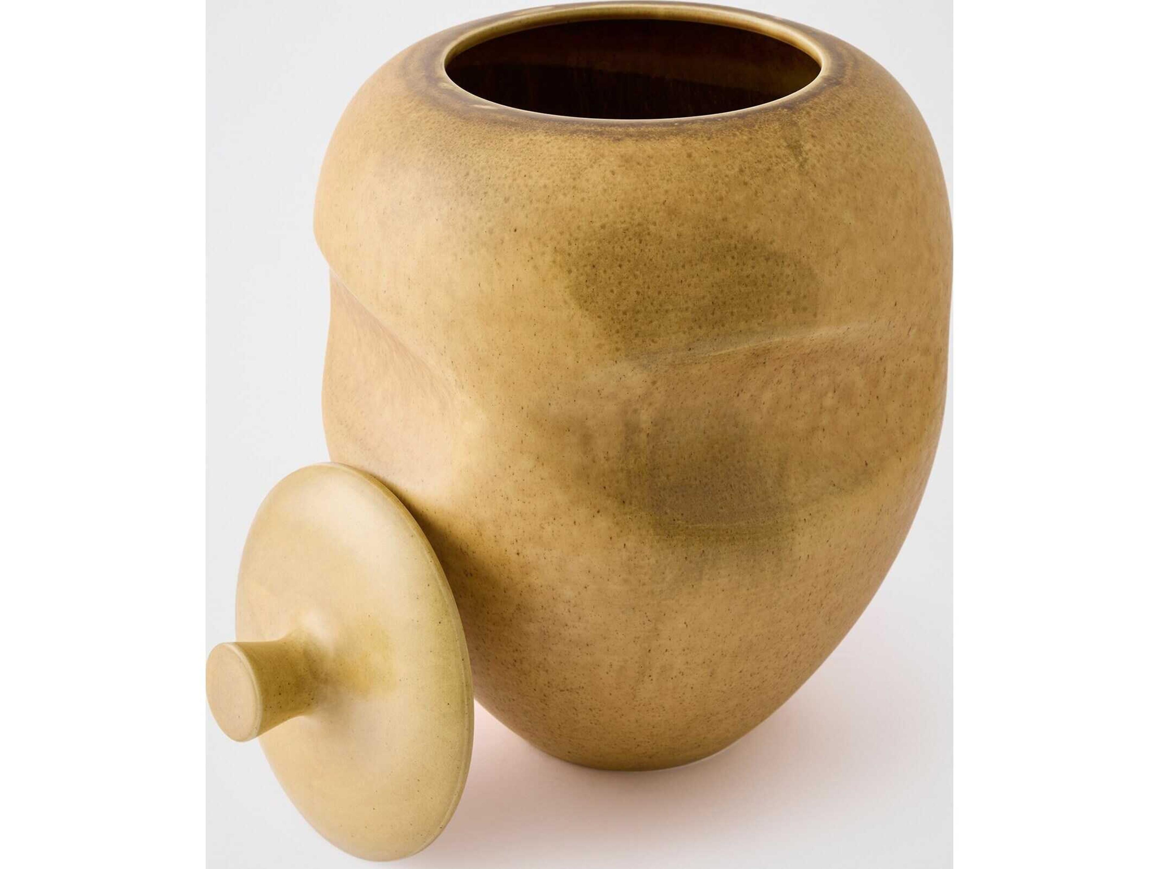 Global Views Opolo Jar Camel Decorative Accent