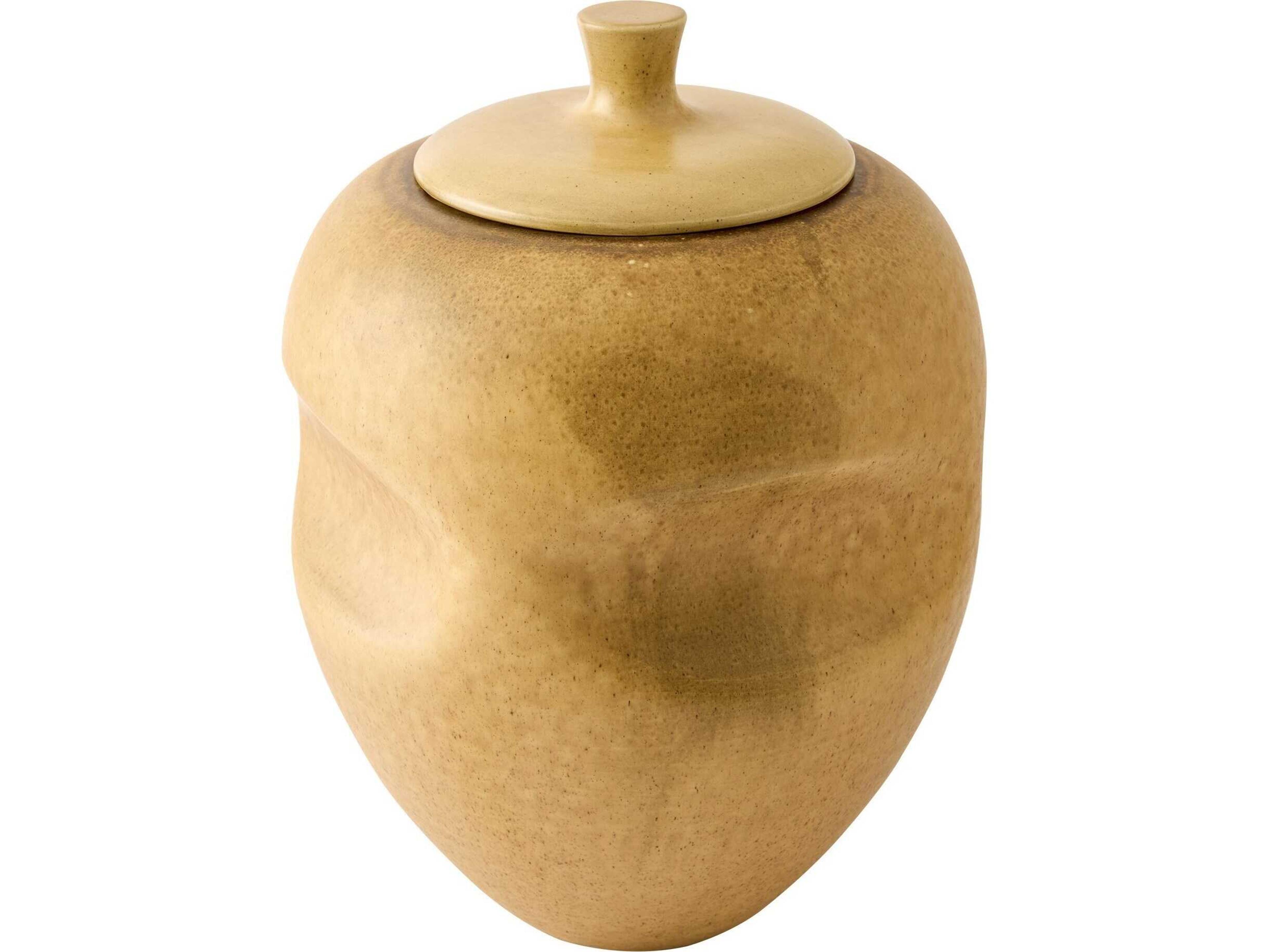 Opolo Jar Camel Decorative Accent