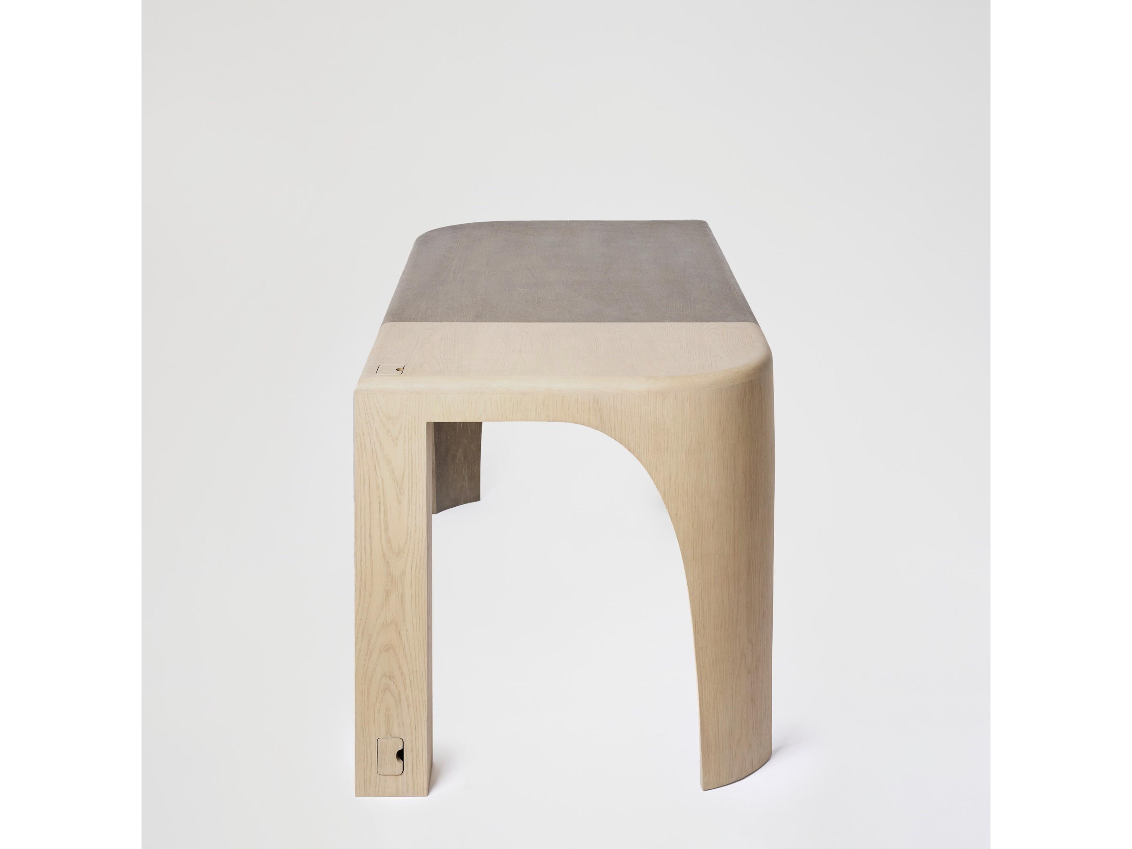 Global Views Surfrider Rectangular Wood End Table