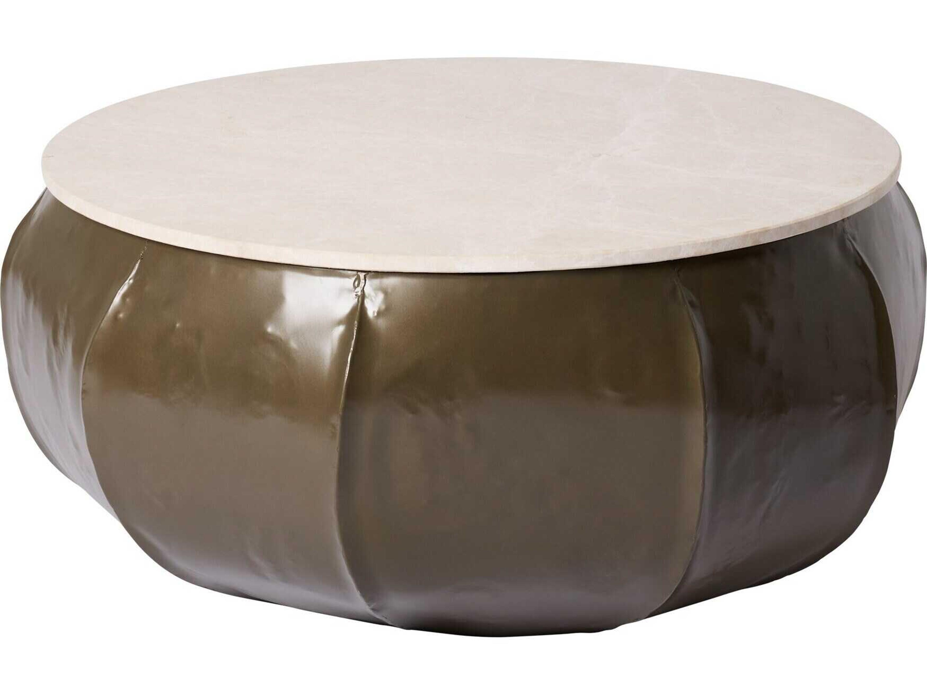 Cactus Round Marble Coffee Table