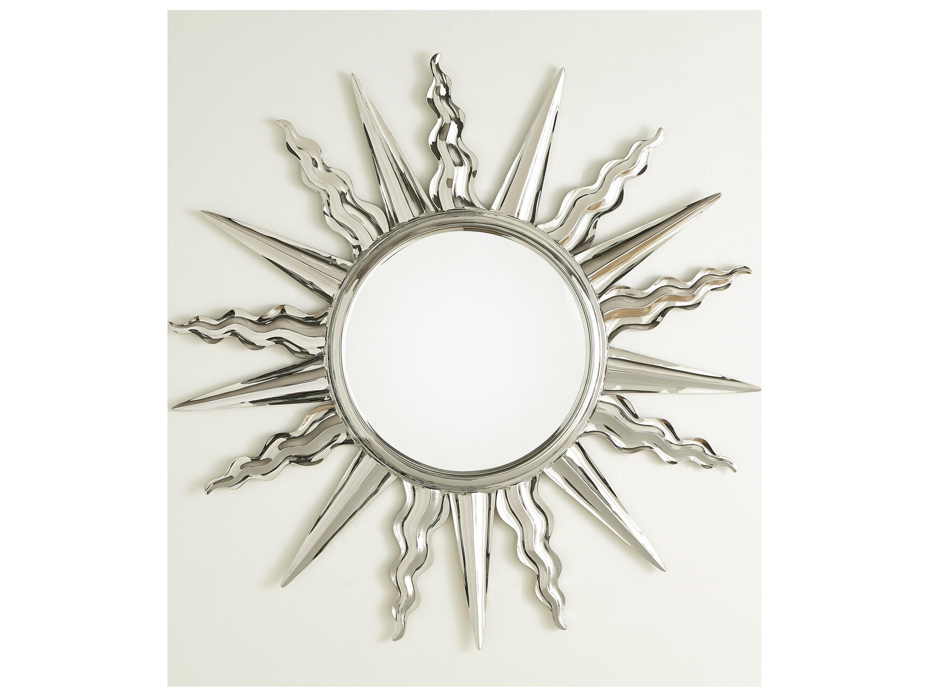 Global Views Soleil Wall Mirror Round