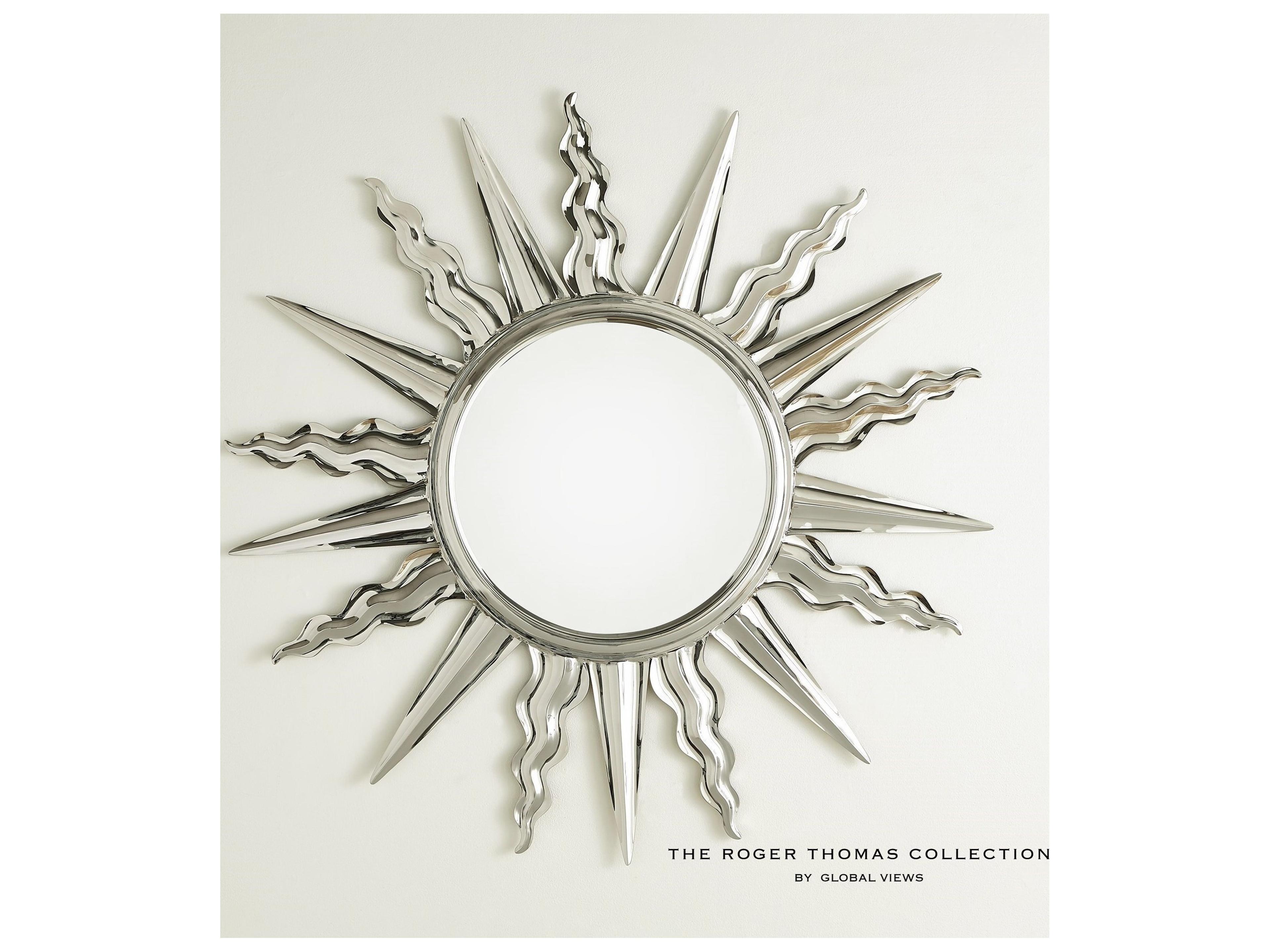 Global Views Soleil Wall Mirror Round