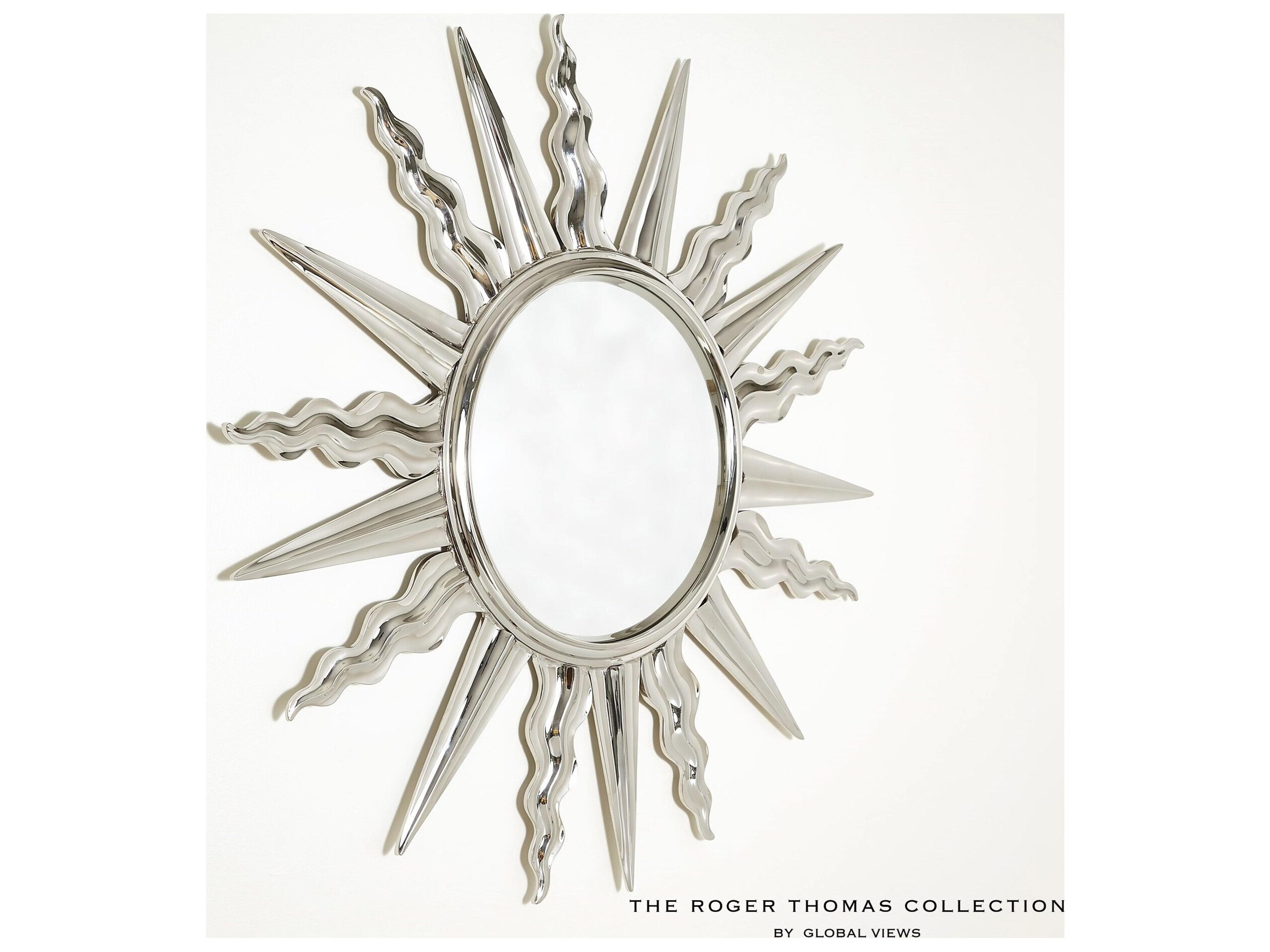 Global Views Soleil Wall Mirror Round