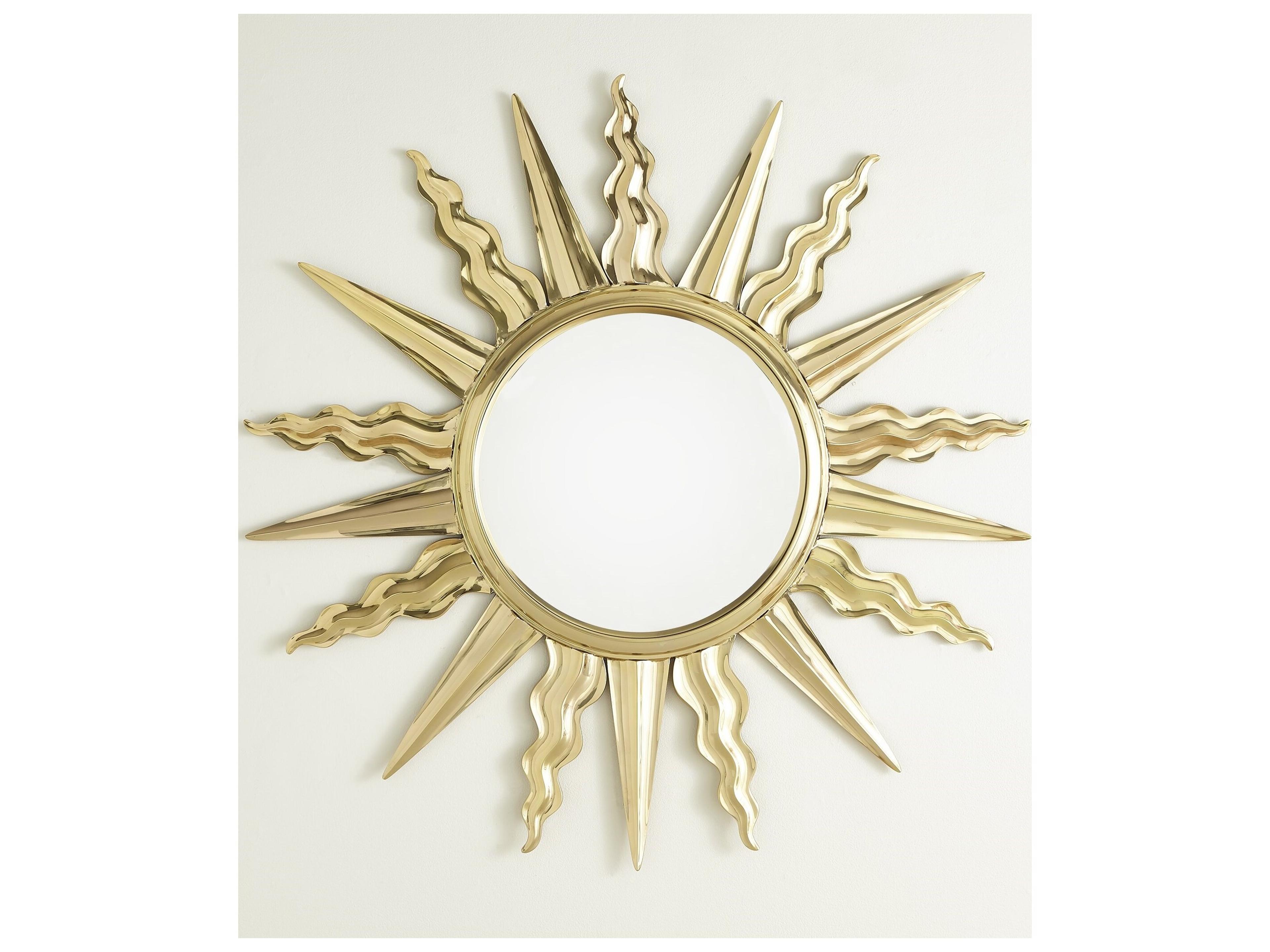 Global Views Soleil Wall Mirror Round
