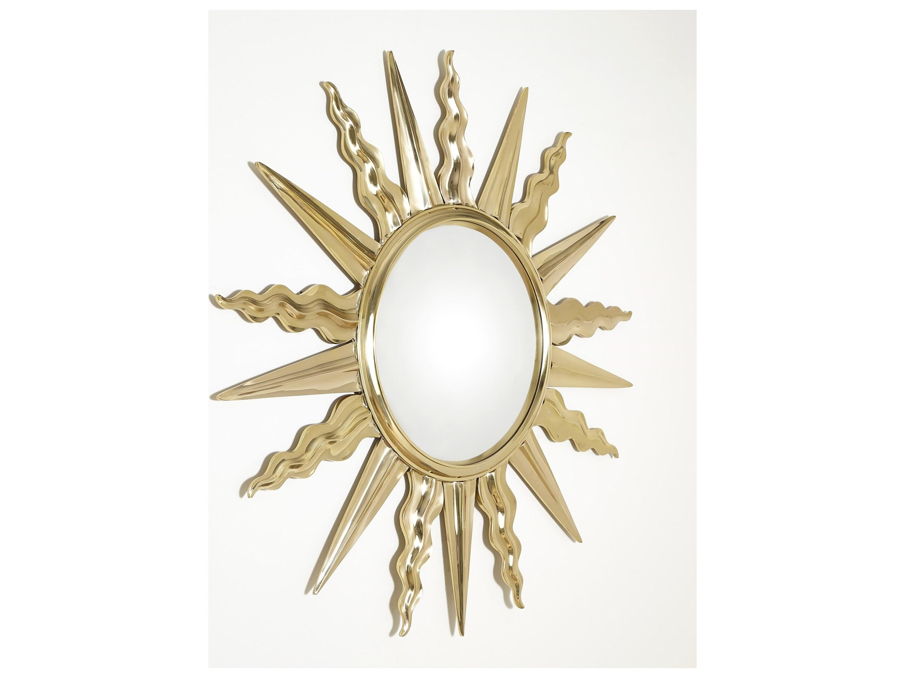 Global Views Soleil Wall Mirror Round
