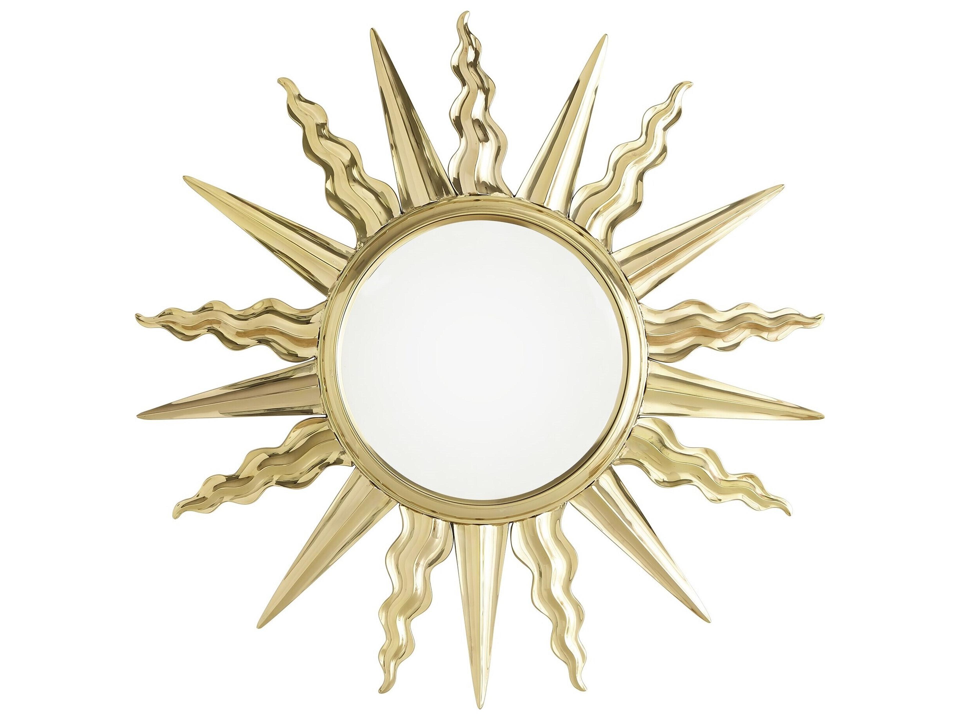 Global Views Soleil Wall Mirror Round